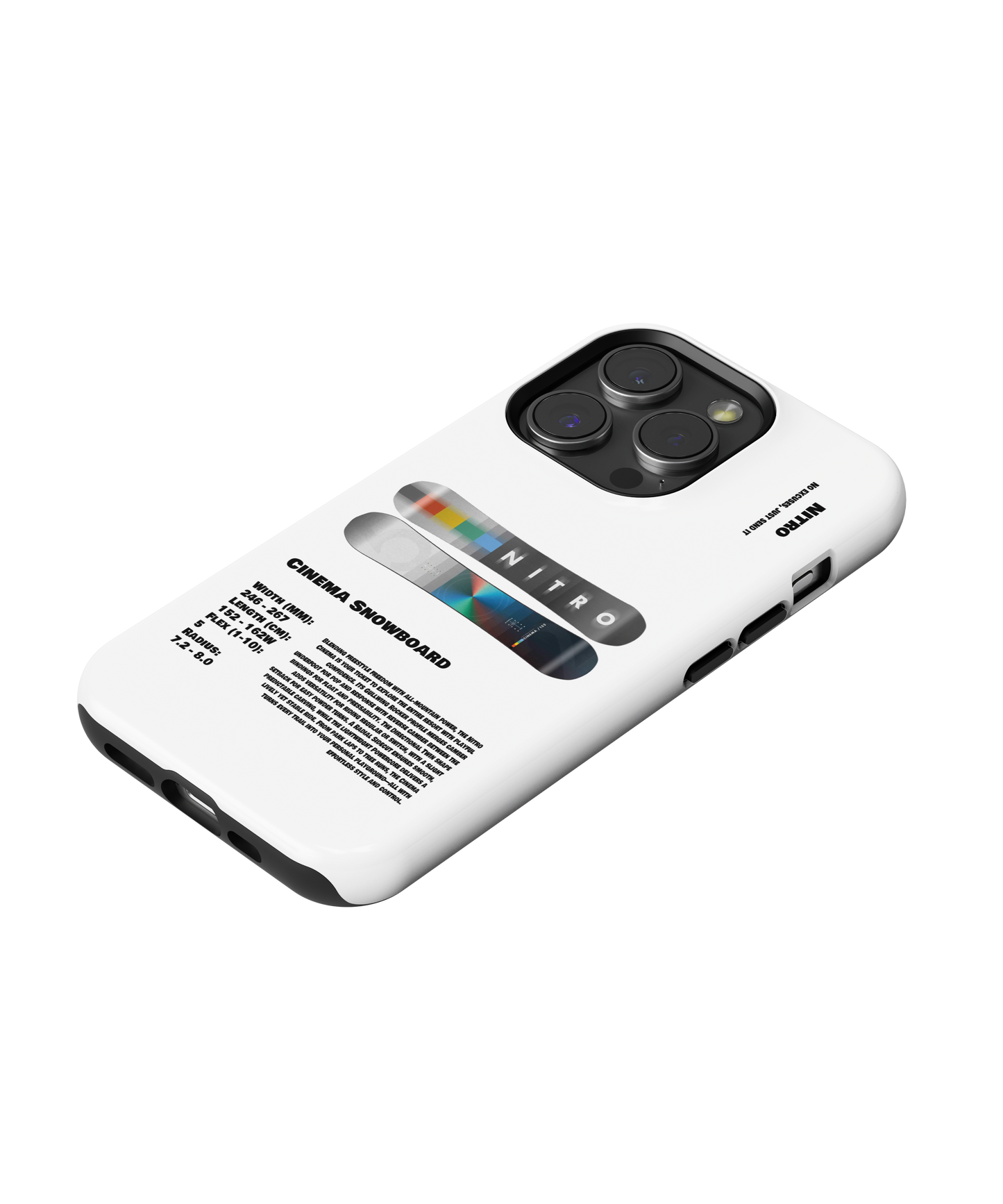 Nitro Cinema Snowboard Phone Case