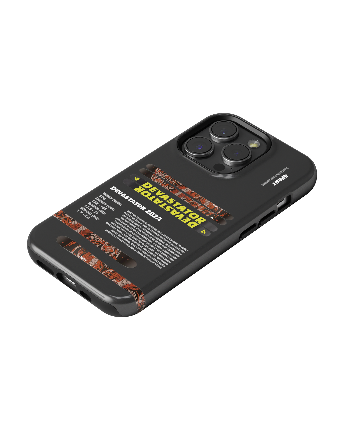 4Frnt Devastator 2024 Ski Phone Case