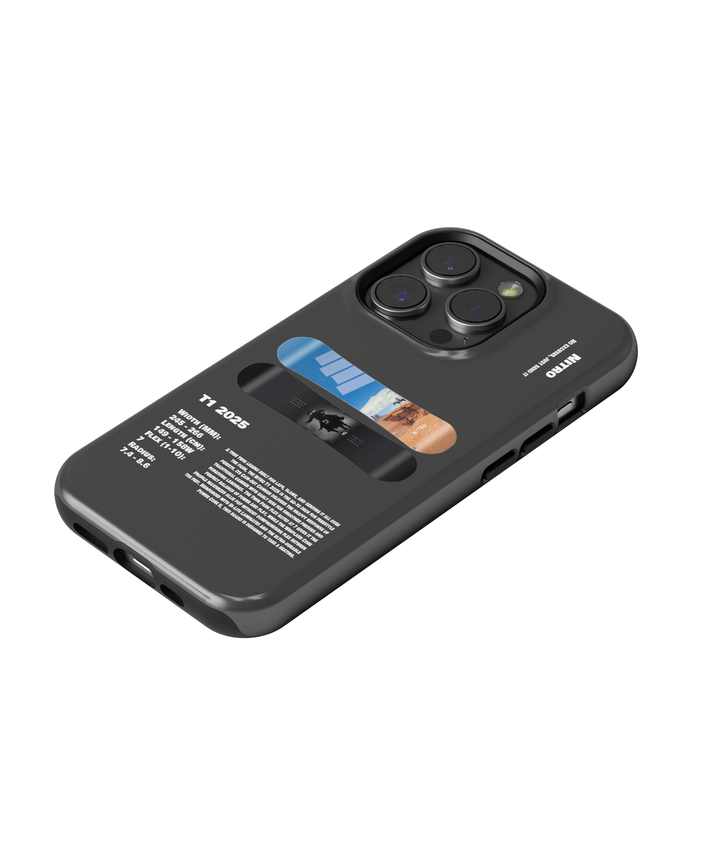 Nitro T1 2025 Snowboard Phone Case