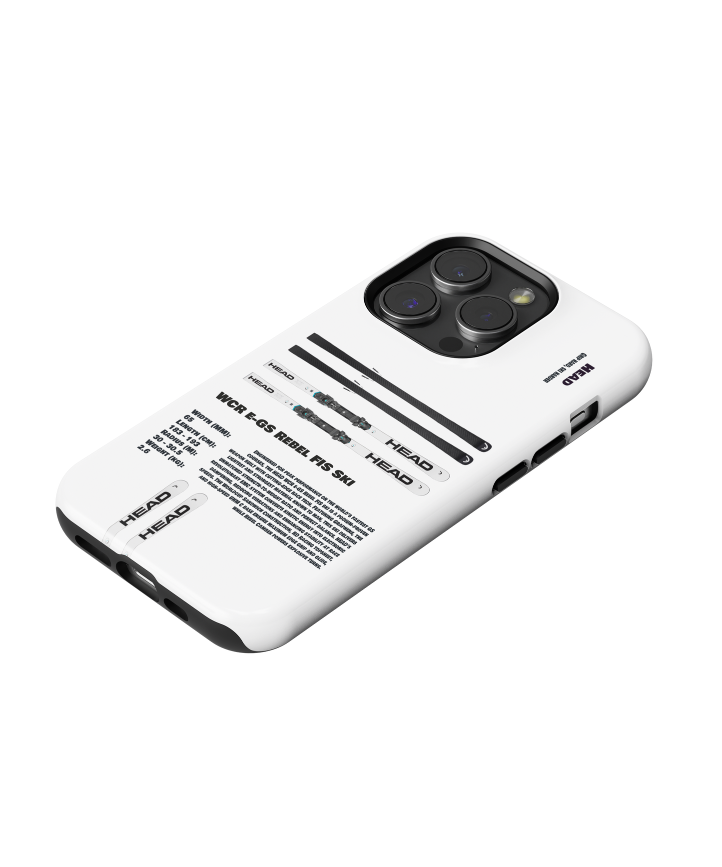 Head WCR e-GS Rebel FIS Ski Phone Case