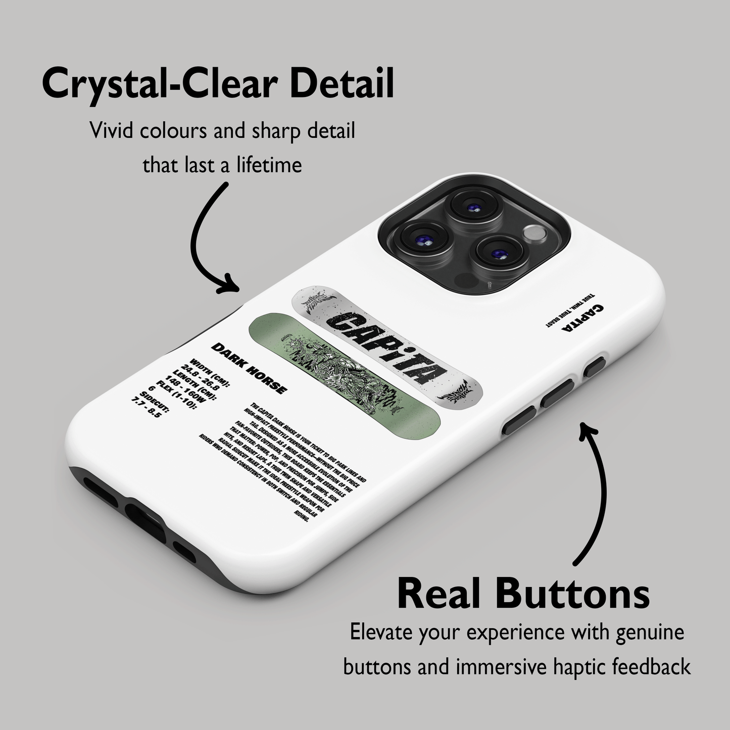 Capita Dark Horse Snowboard Phone Case