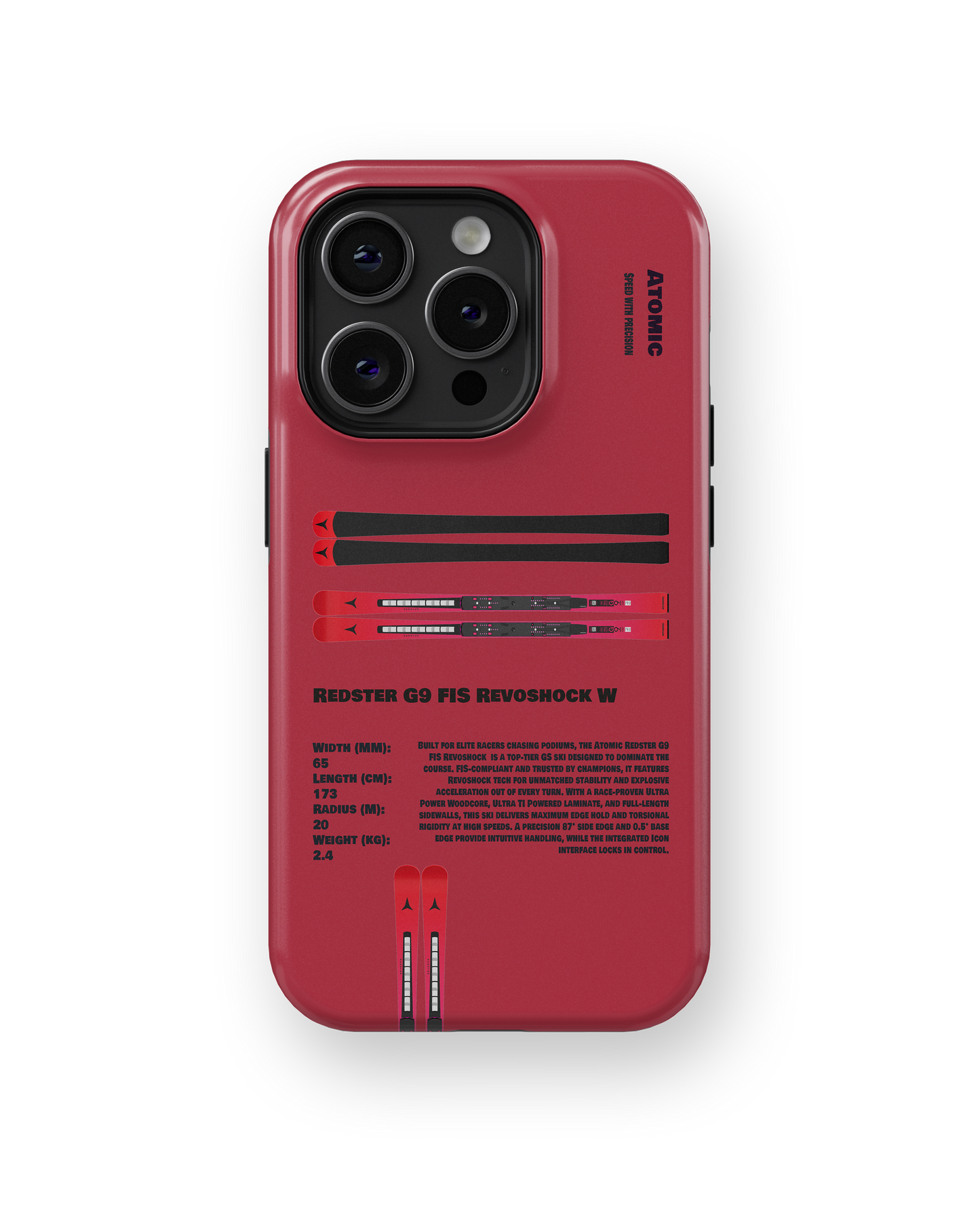 Atomic Redster G9 Revoshock 2026 Ski Phone Case