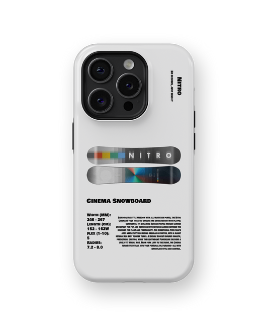Nitro Cinema Snowboard Phone Case