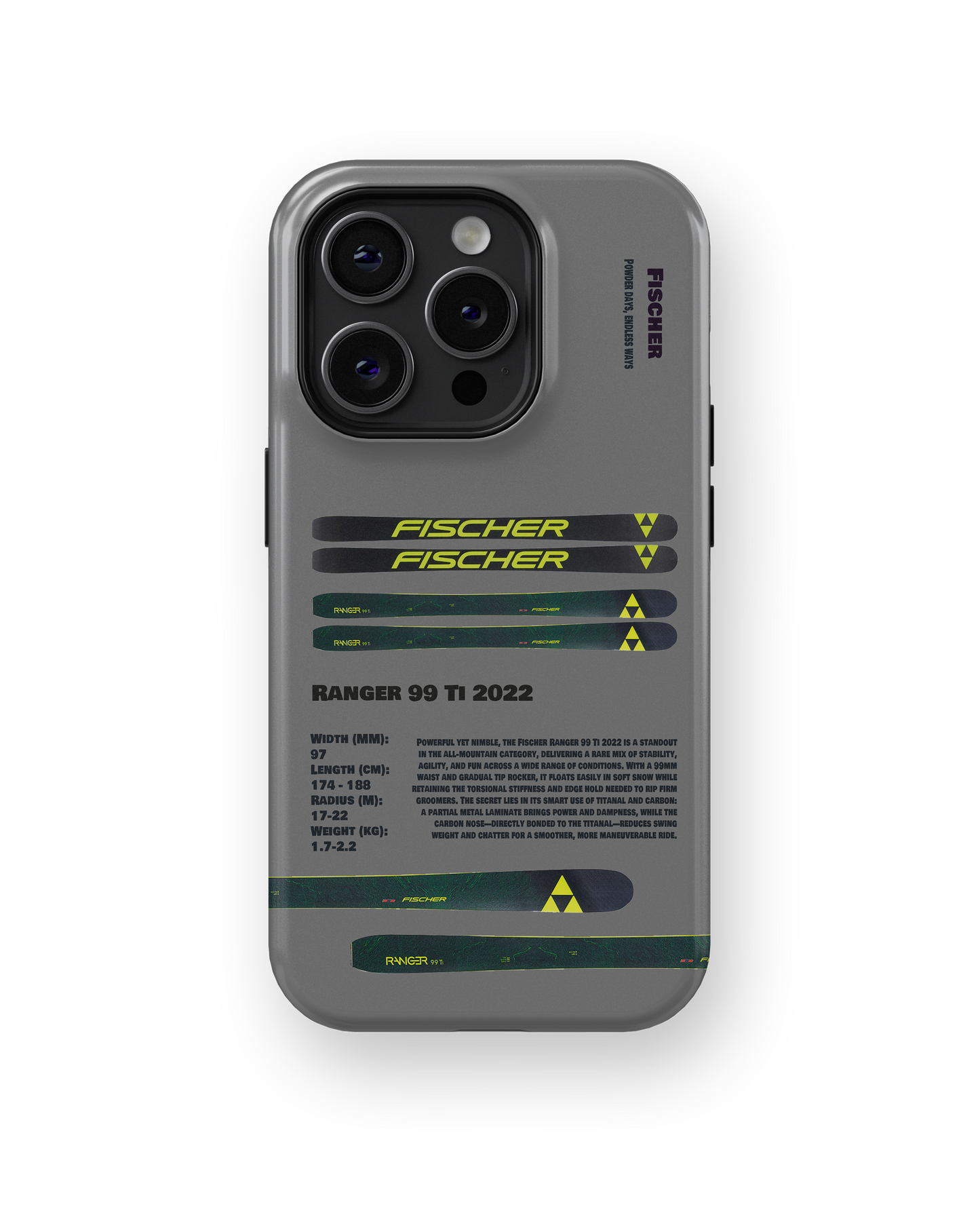 Fischer Ranger 99 Ti 2022 Ski Phone Case