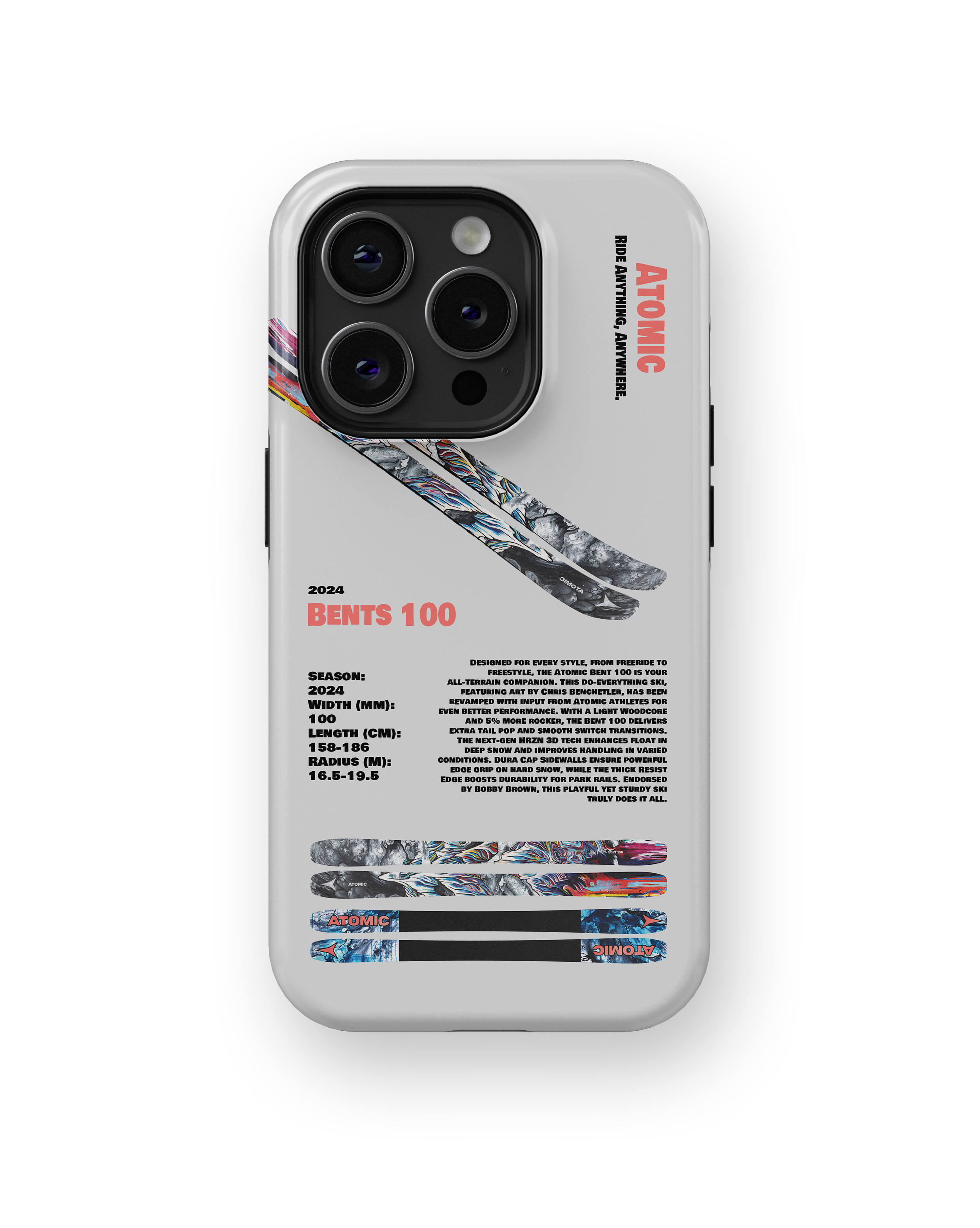 Atomic Bent 100 2025 Ski Phone Case