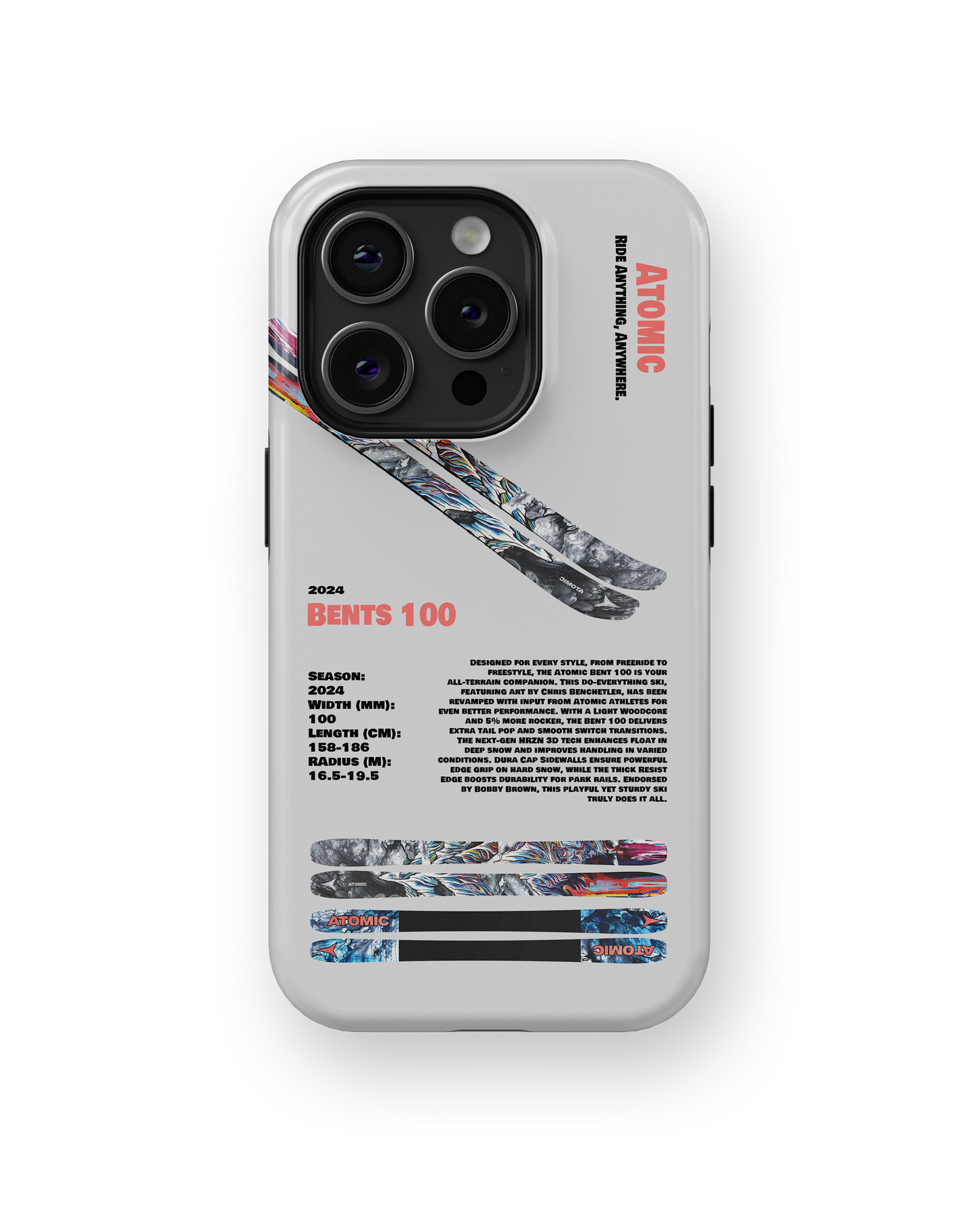 Atomic Bent 100 - 2025 Ski Phone Case
