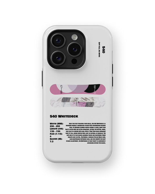 540 Whitedeck Snowboard Phone Case