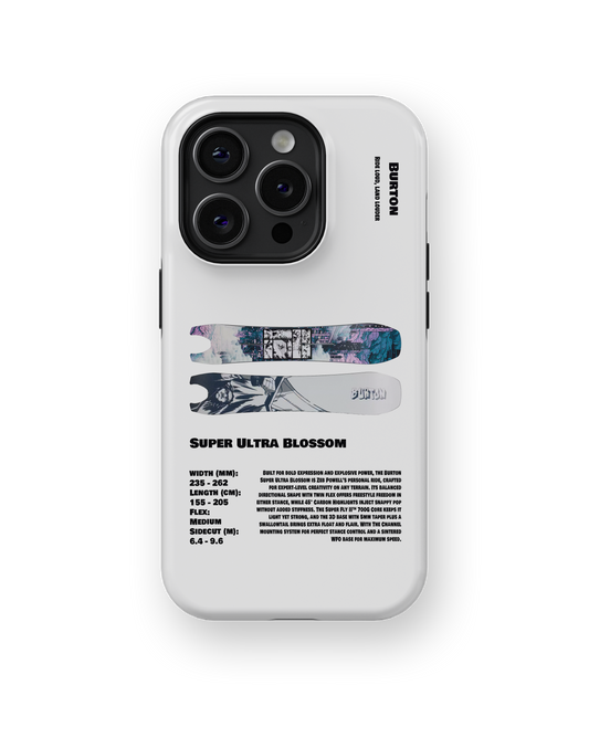 Burton Super Ultra Blossom Camber Snowboard Phone Case