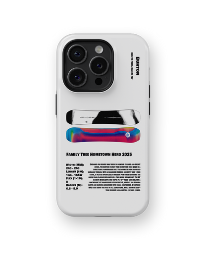 Burton Family Tree Hometown Hero 2025 Snowboard Phone Case