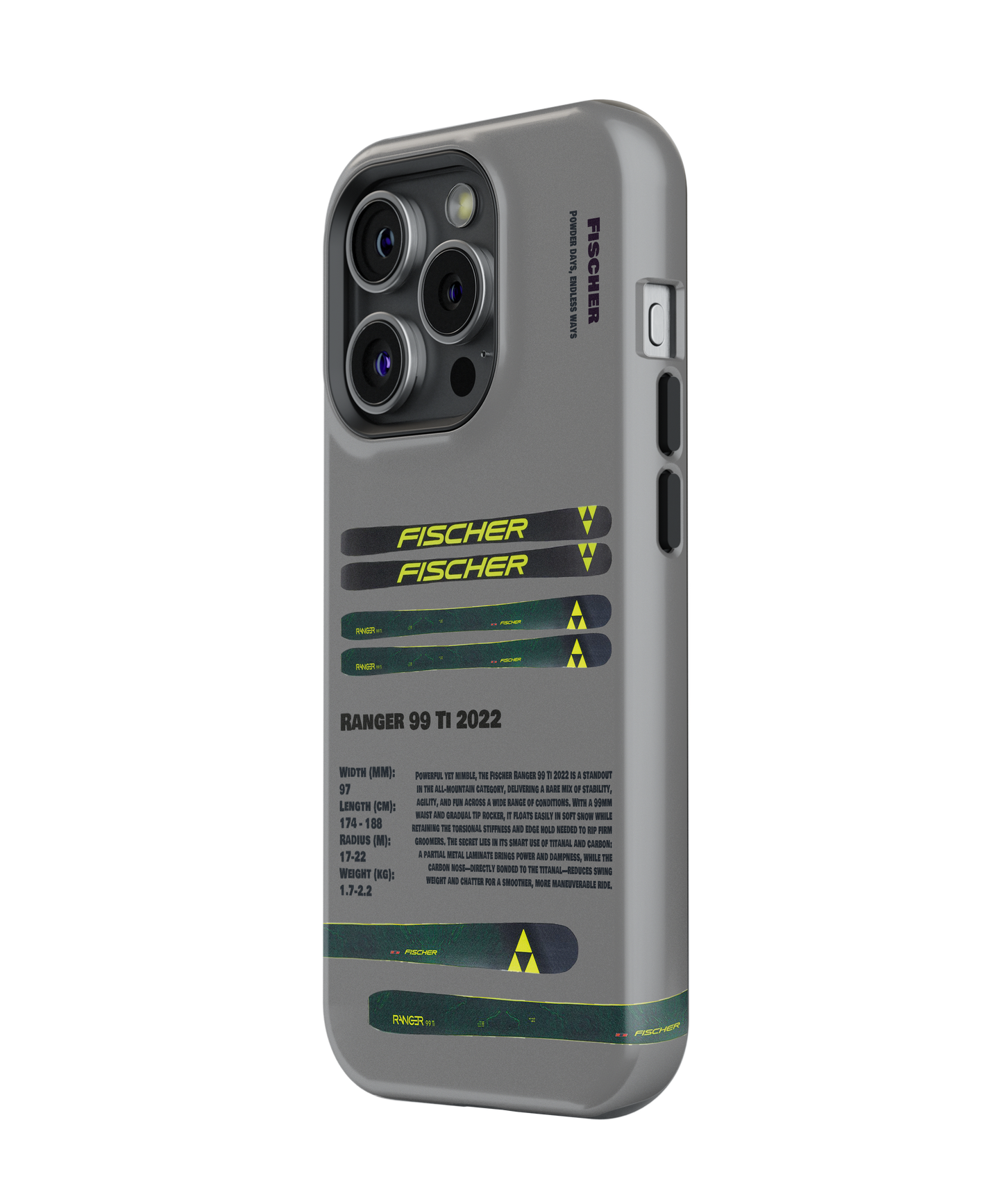 Fischer Ranger 99 Ti 2022 Ski Phone Case