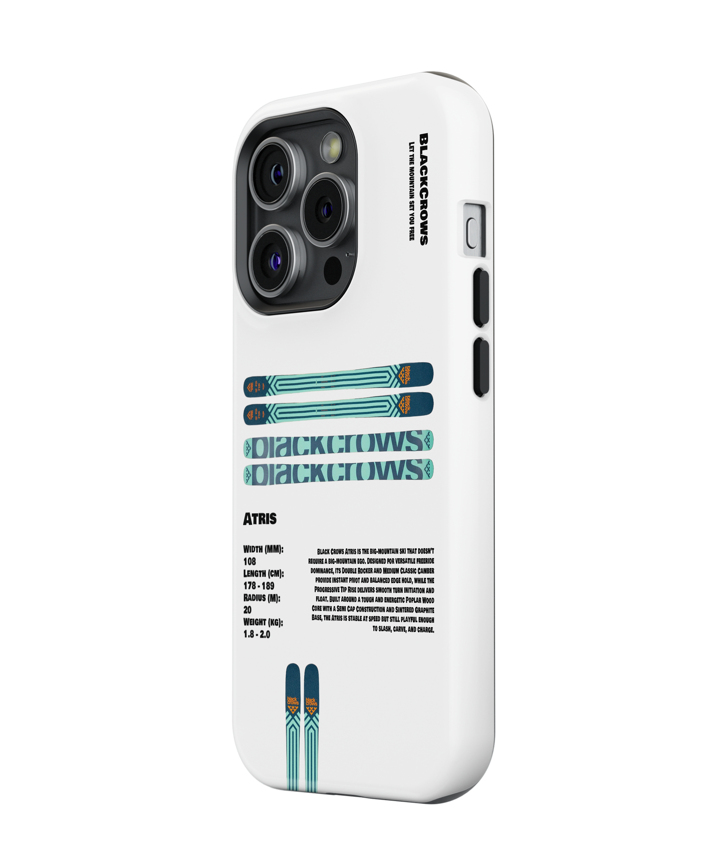 BlackCrows Atris 2022 Ski Phone Case