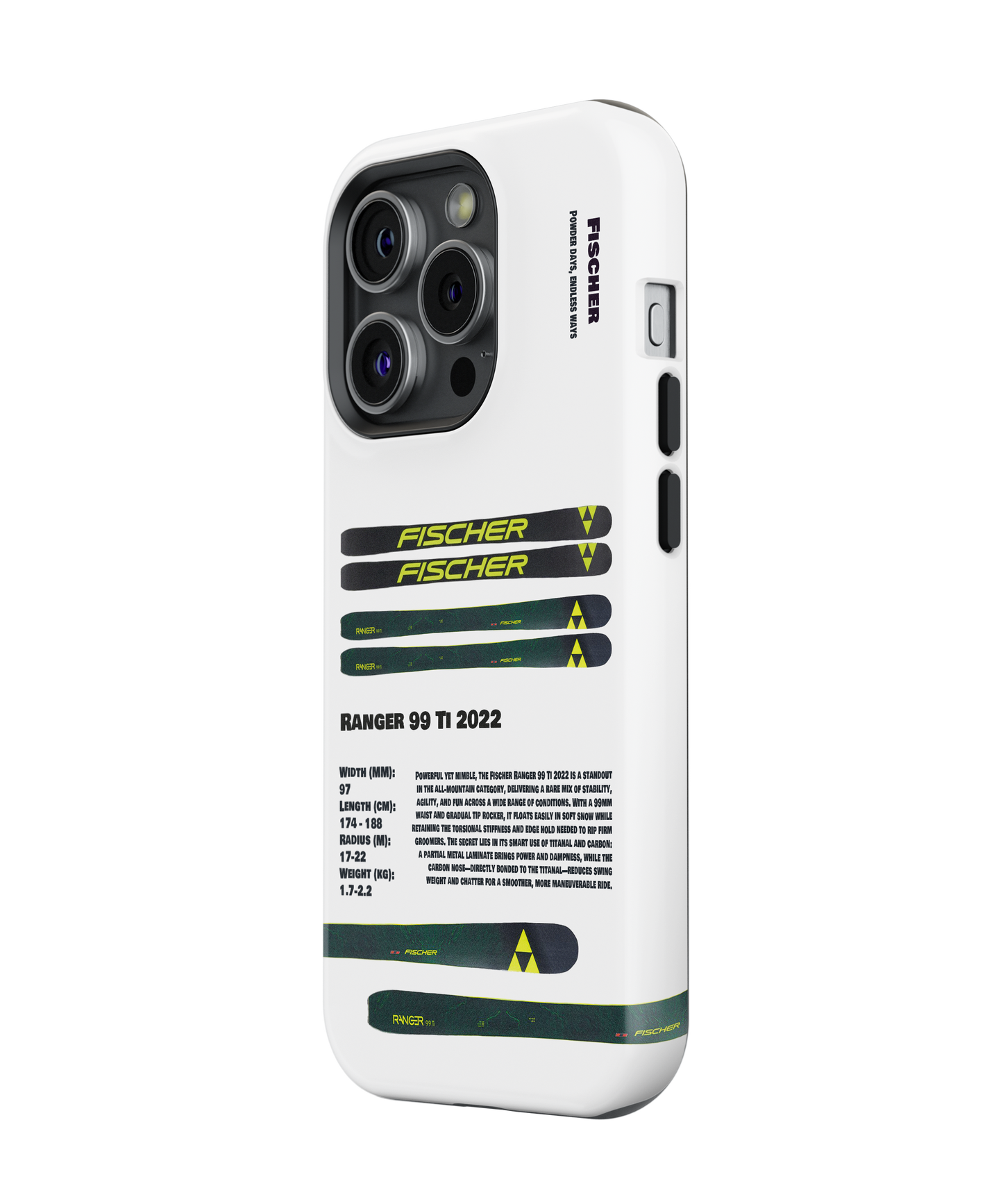 Fischer Ranger 99 Ti 2022 Ski Phone Case
