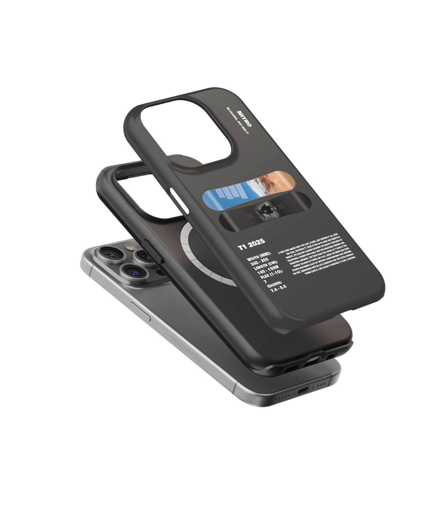Nitro T1 2025 Snowboard Phone Case
