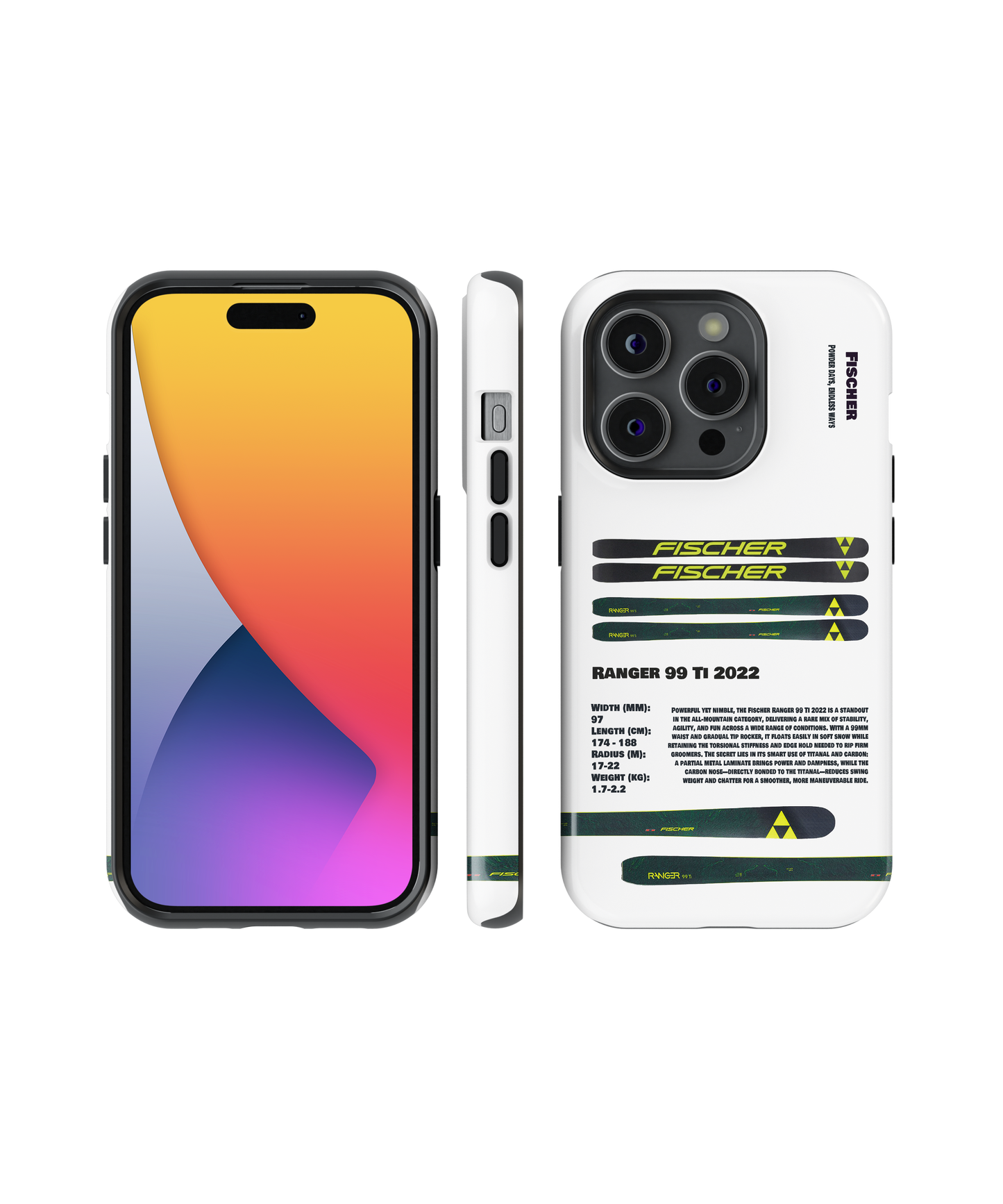 Fischer Ranger 99 Ti 2022 Ski Phone Case