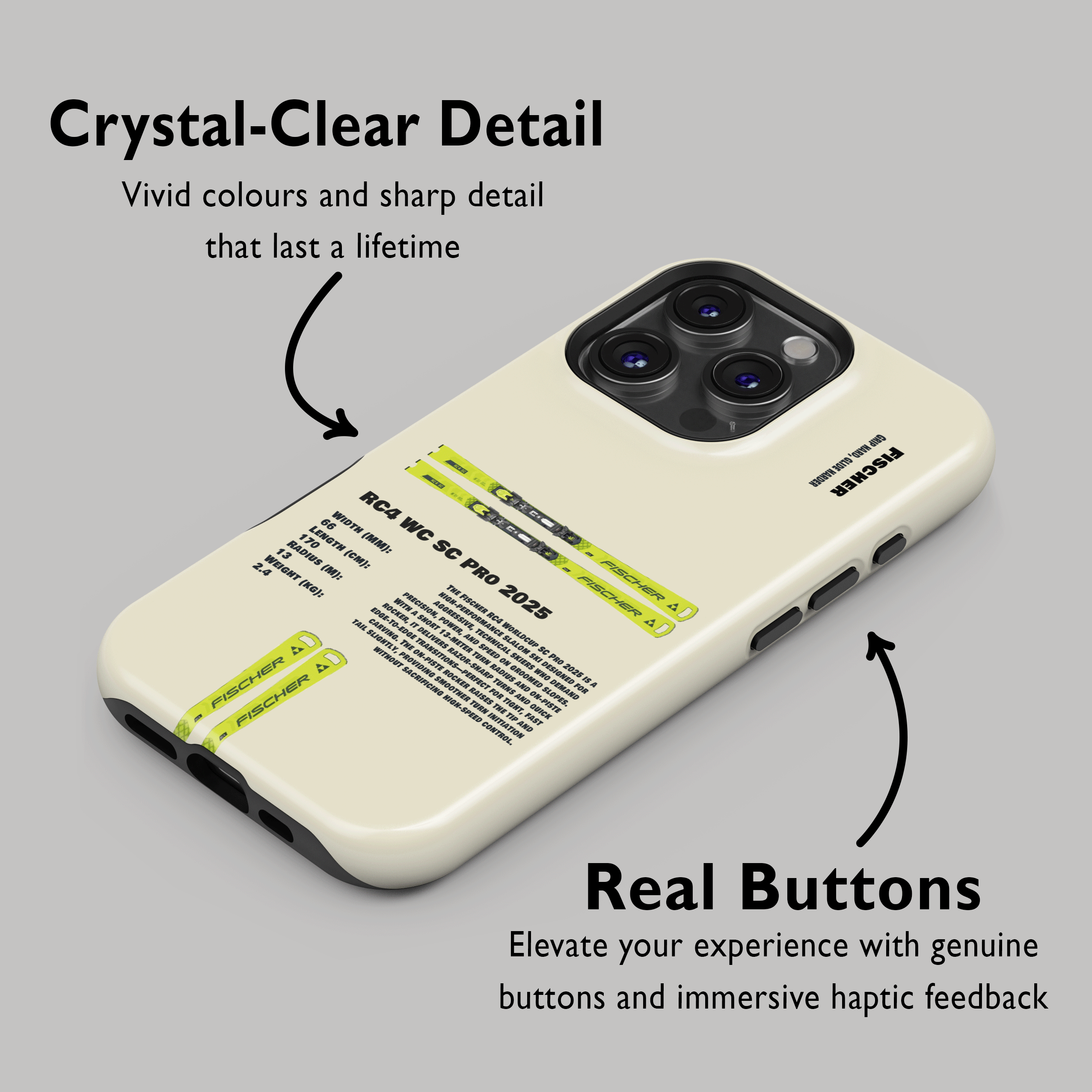 Fischer RC4 WC SC Pro 2025 Ski Phone Case