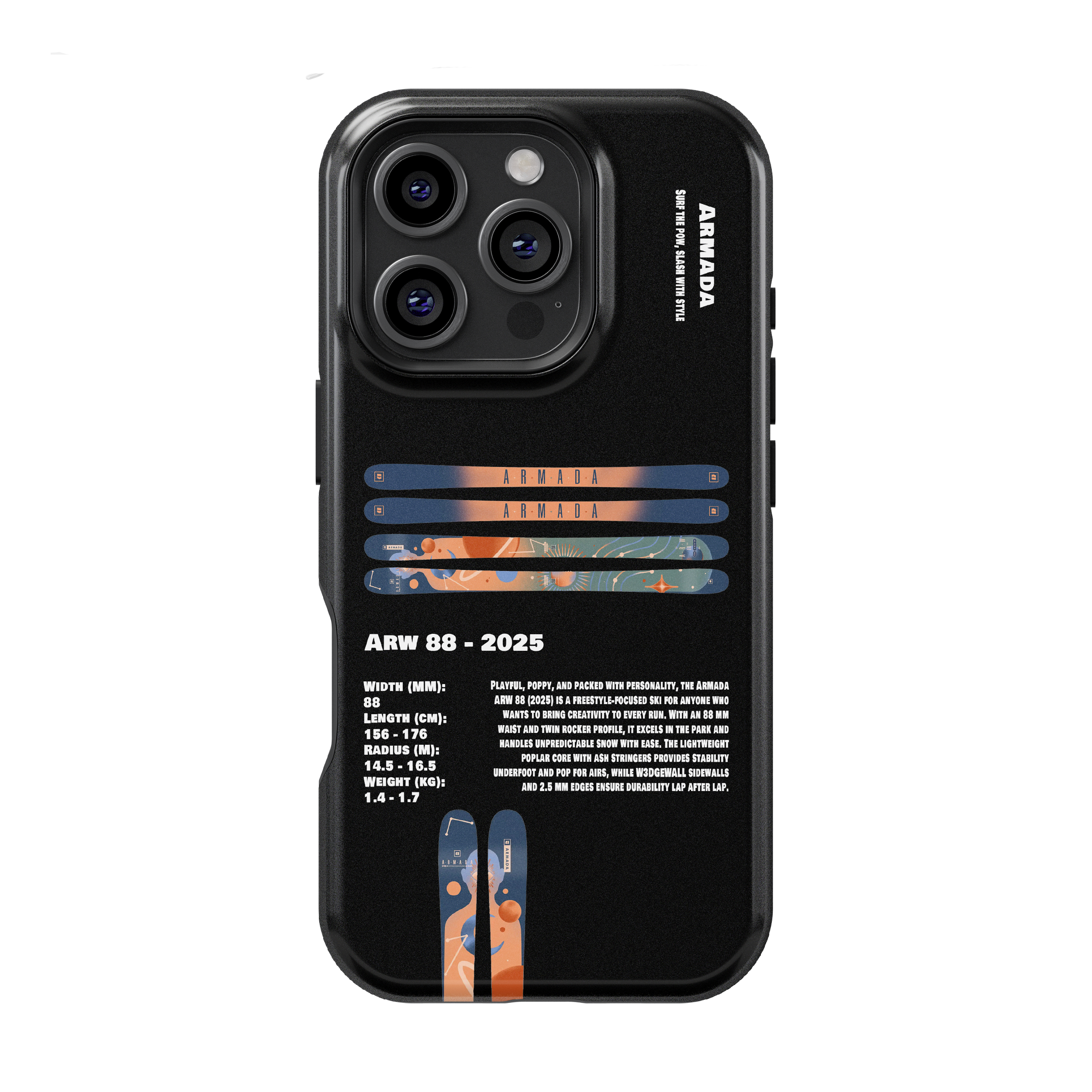 Armada Arw 88 2025 Ski-Handyhülle