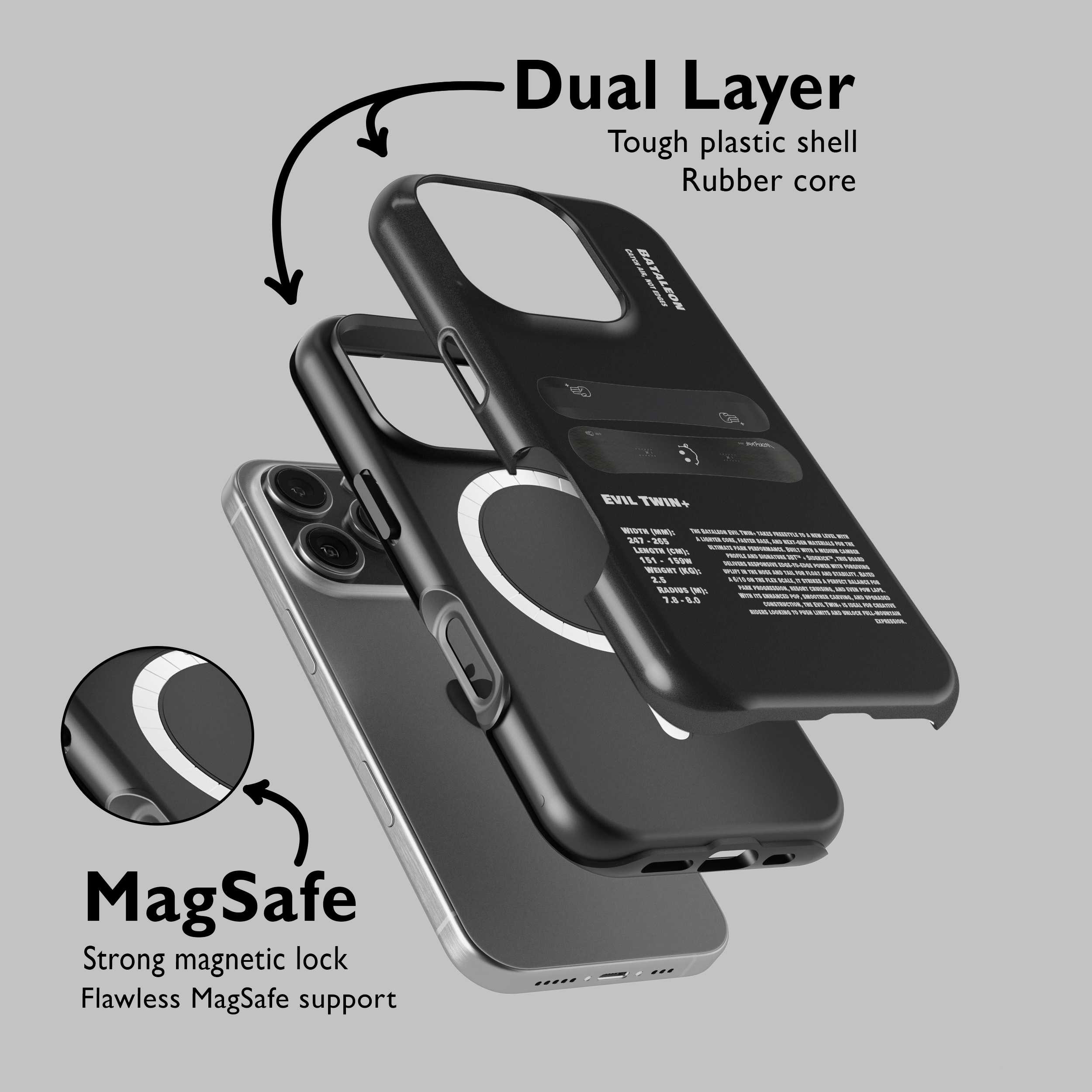 Étui de téléphone Bataleon Evil Twin Plus Snowboard