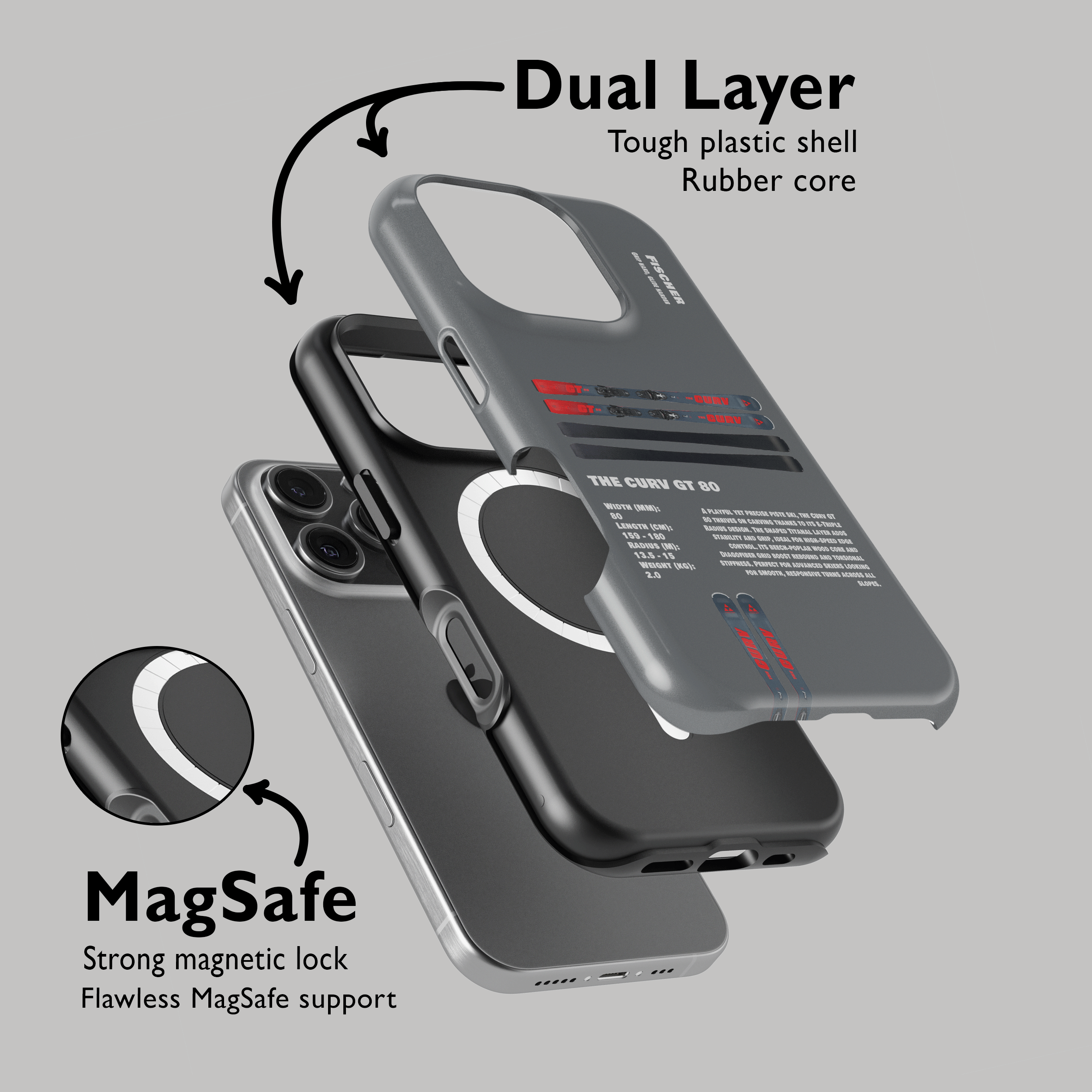 Fischer THE CURV GT 80 Ski Phone Case