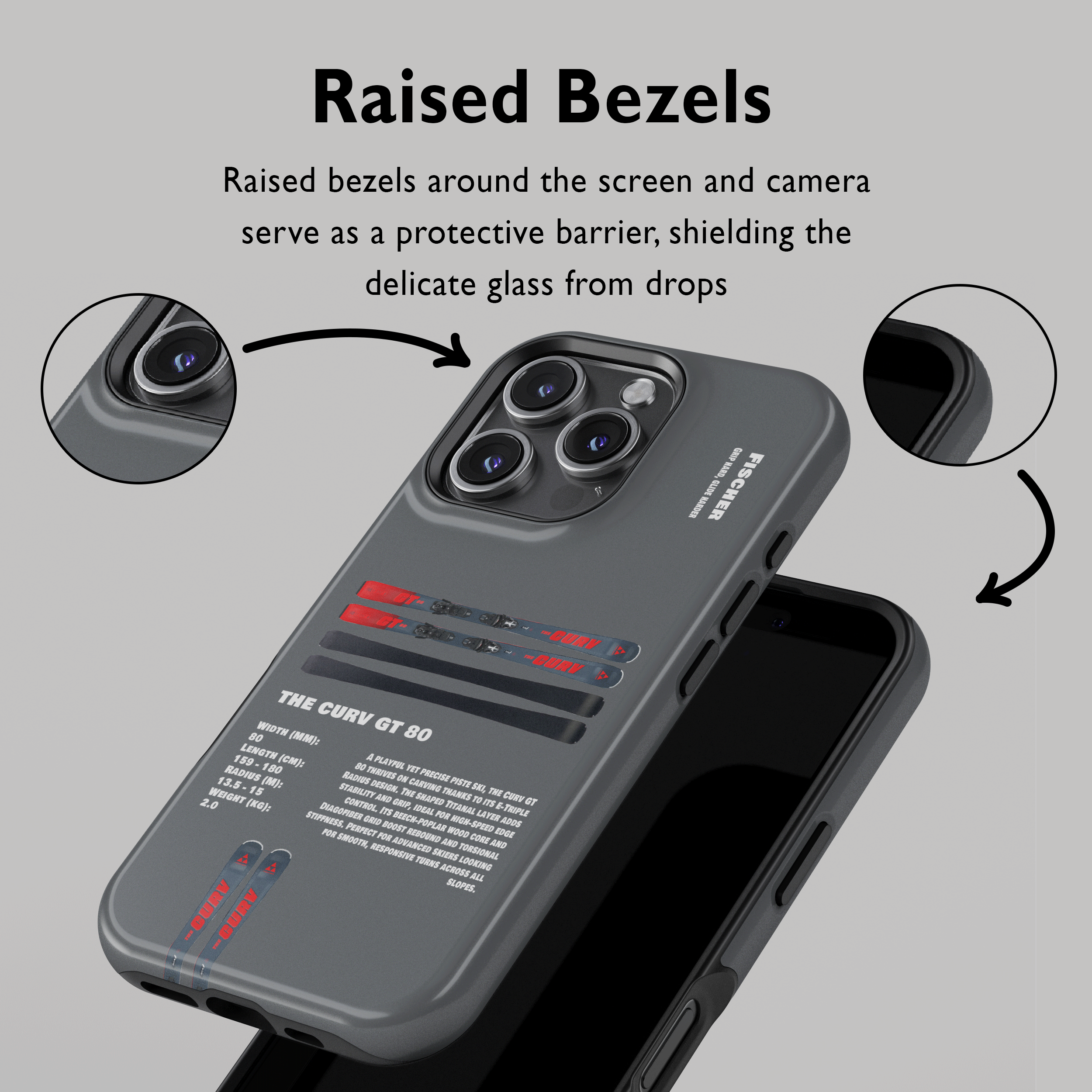 Fischer THE CURV GT 80 Ski Phone Case