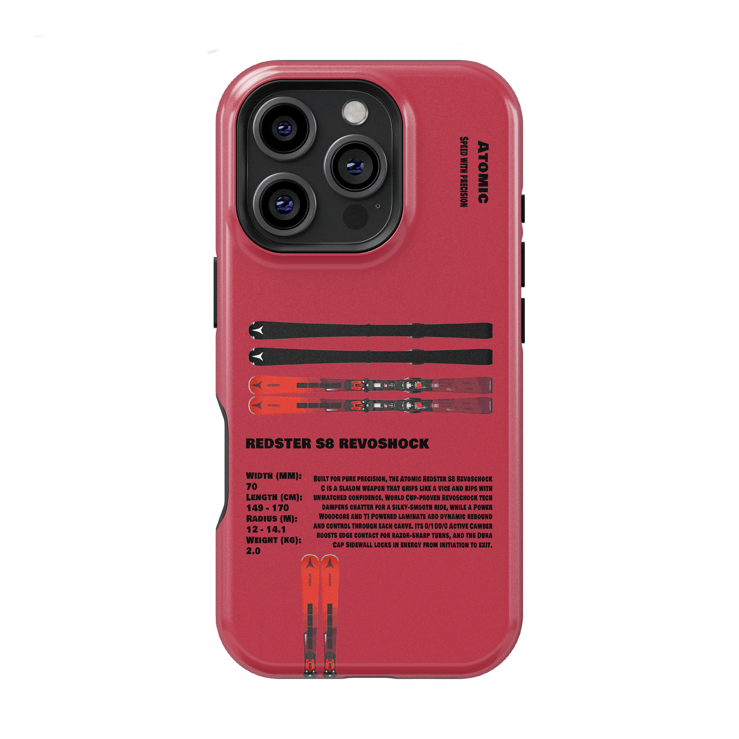 Atomic Redster S8 Revoshock C Ski Phone Case