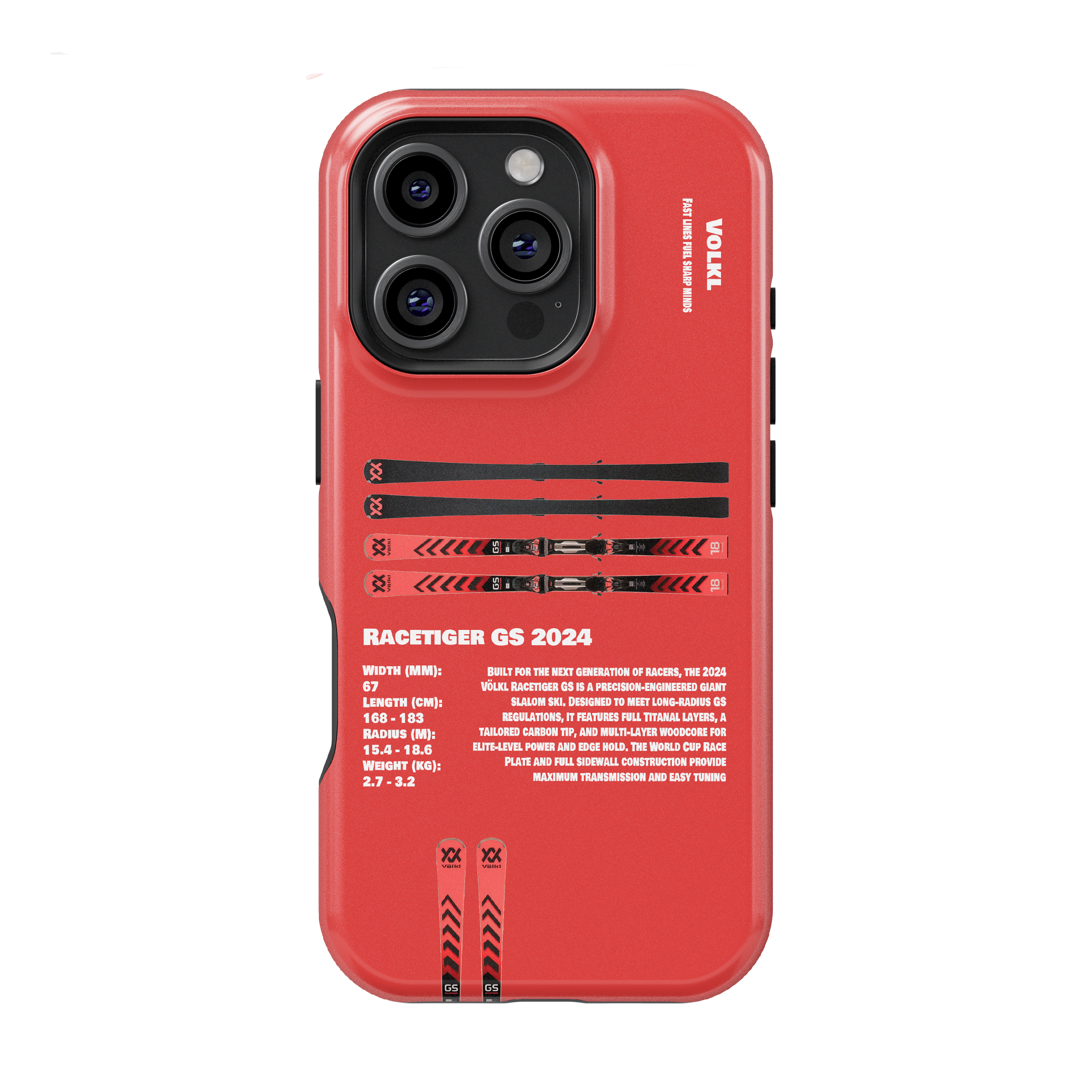 Volkl Racetiger GS 2024 Ski Phone Case