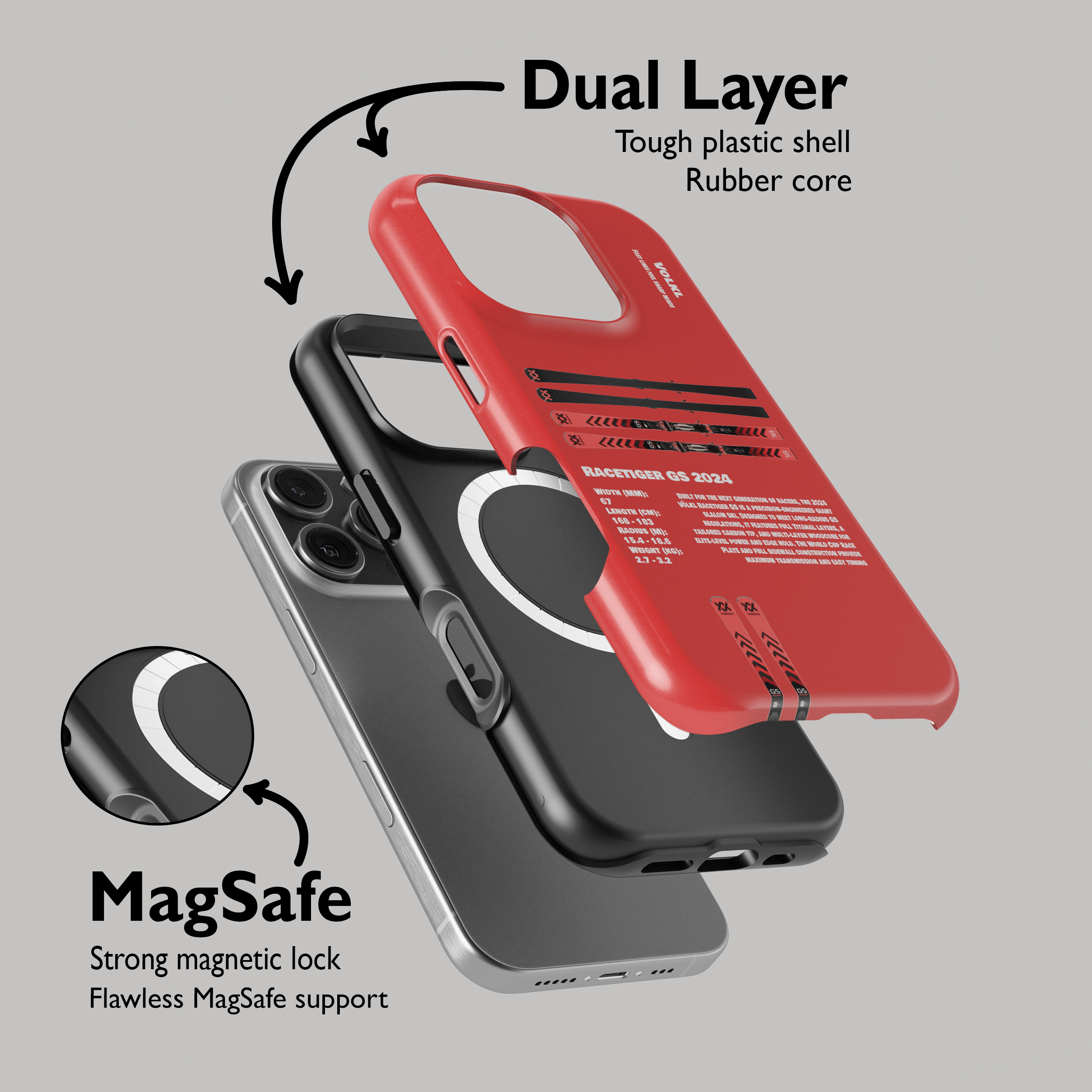 Volkl Racetiger GS 2024 Ski Phone Case