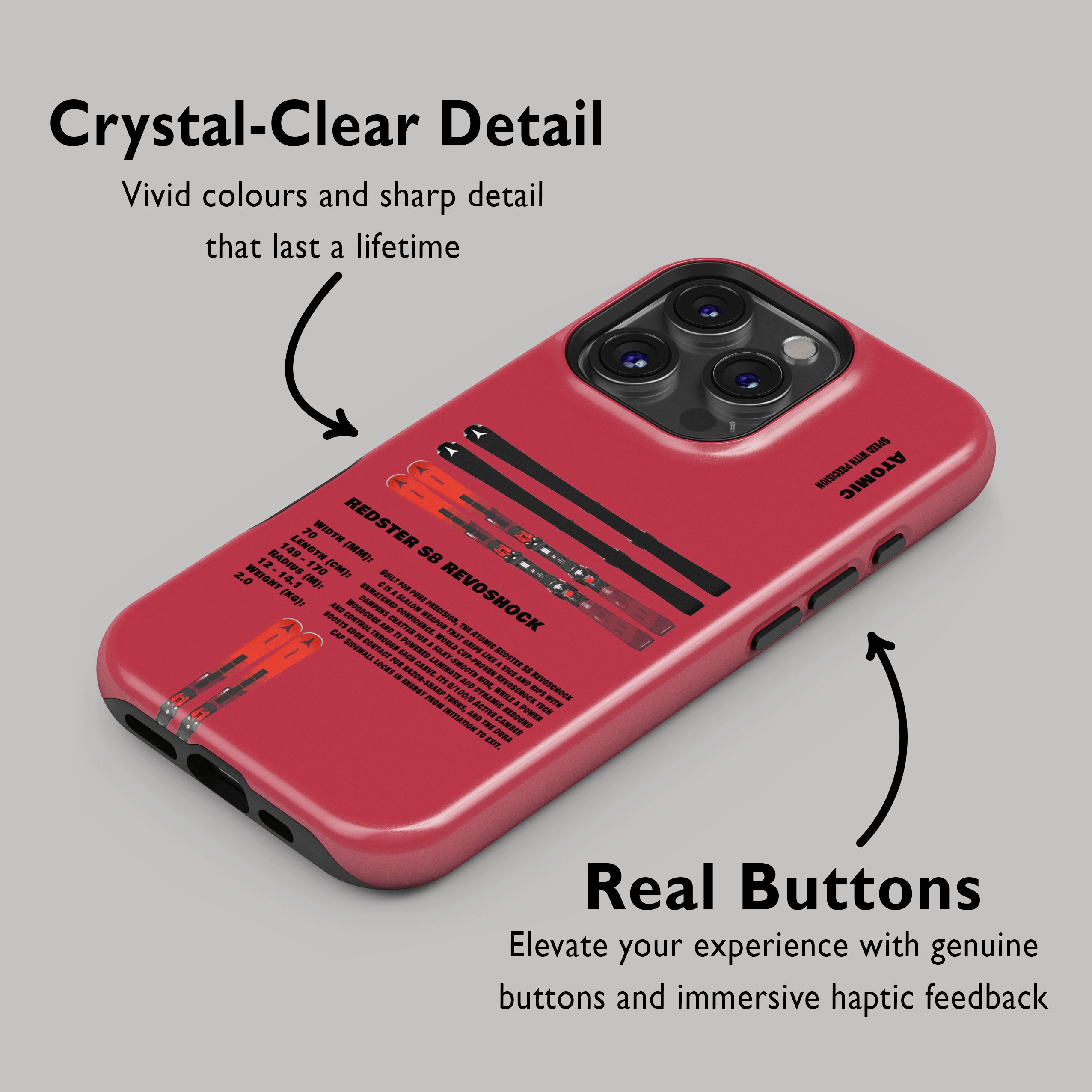 Atomic Redster S8 Revoshock C Ski Phone Case