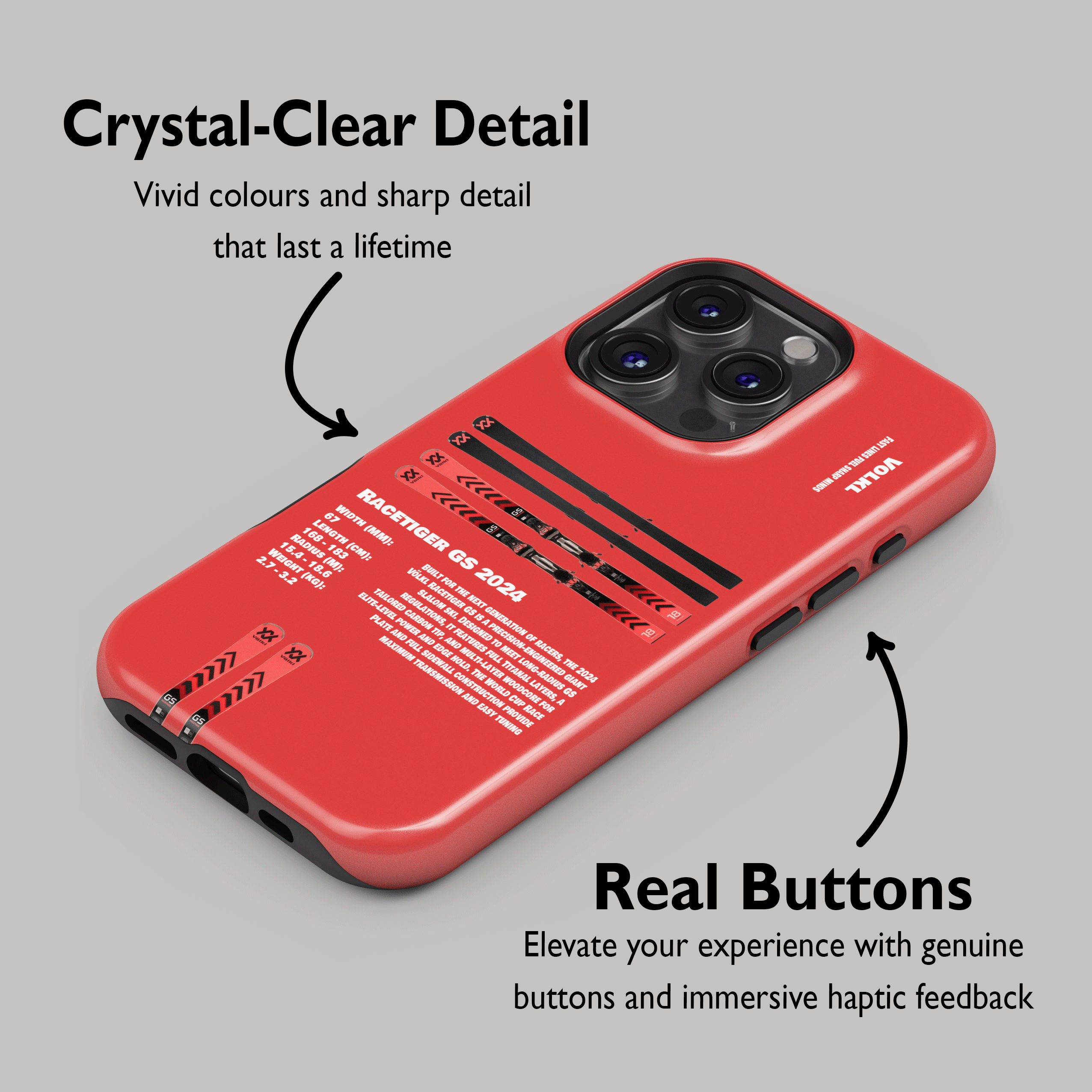 Volkl Racetiger GS 2024 Ski Phone Case