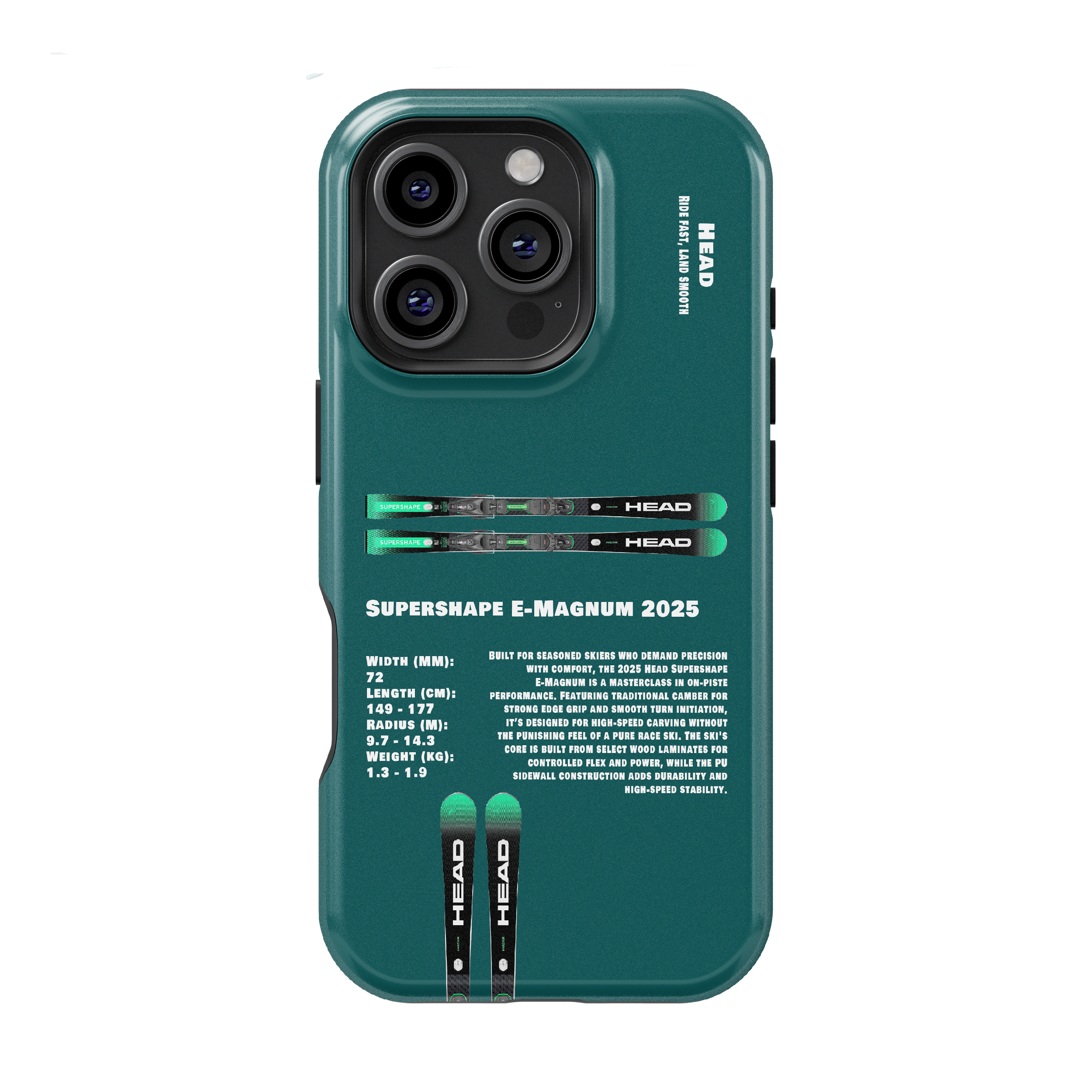 Head Supershape EMagnum 2025 Ski Phone Case