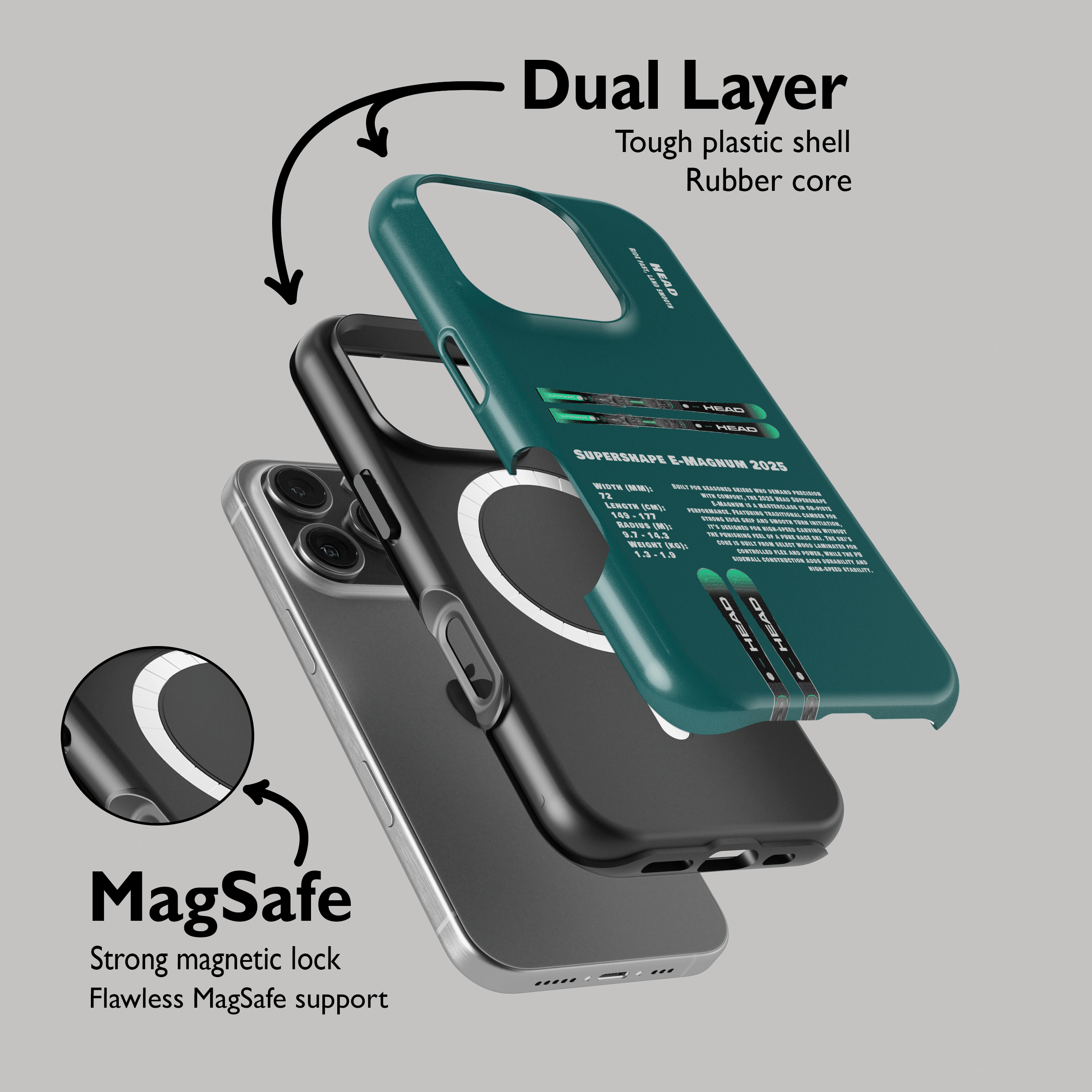 Étui de téléphone Head Supershape EMagnum 2025 Ski
