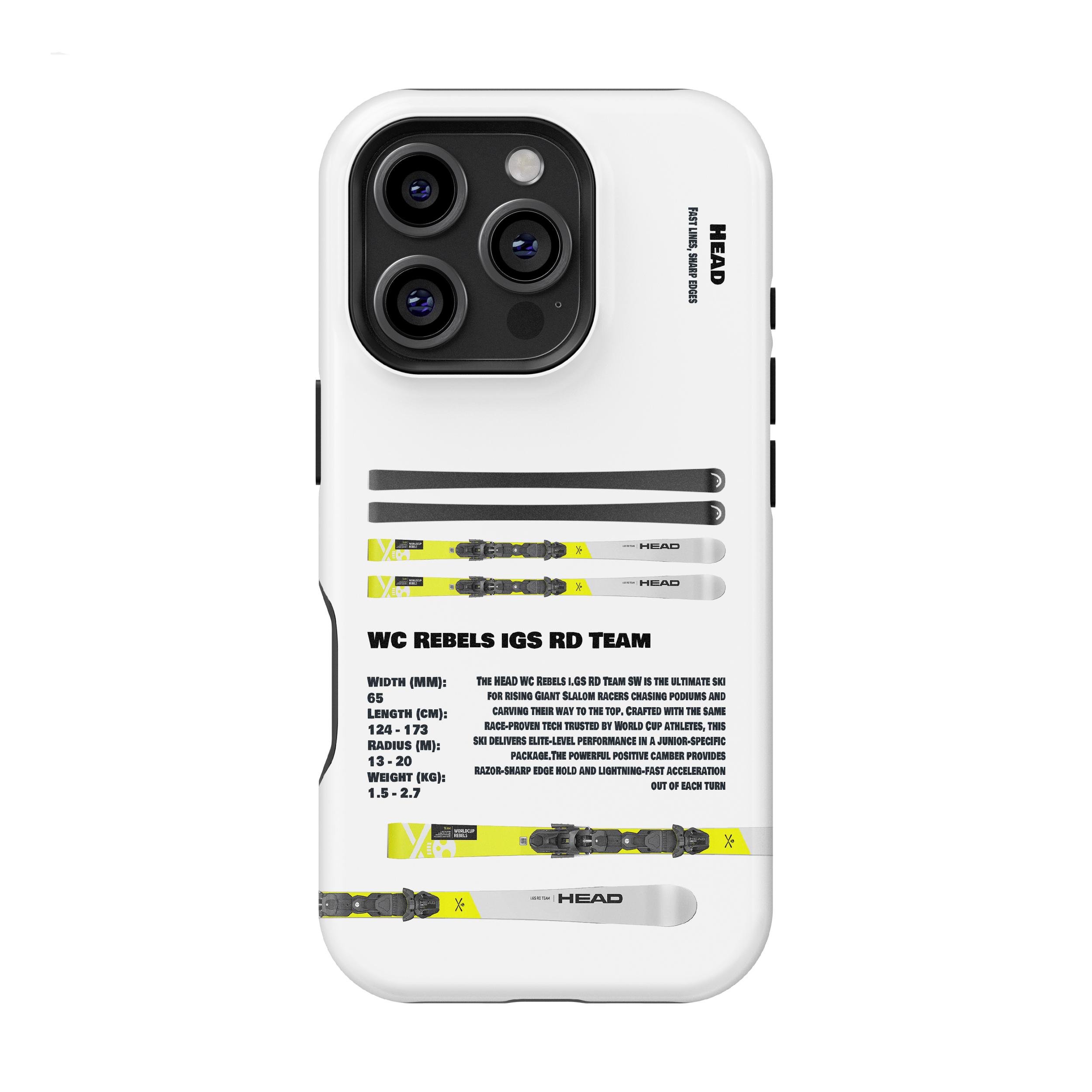 HEAD WC Rebels iGS RD Team SW Ski Phone Case