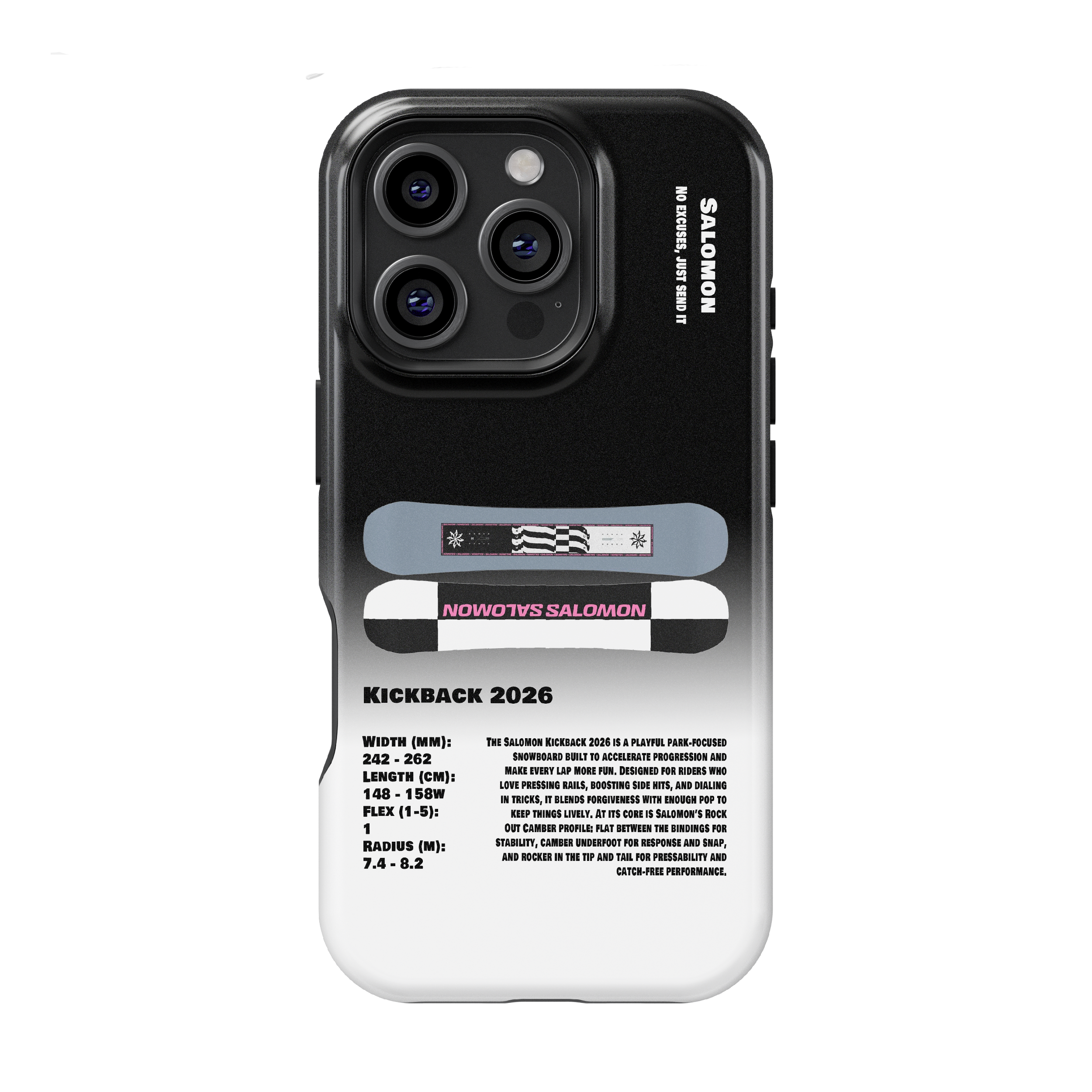 Salomon Kickback 2026 Snowboard Phone Case