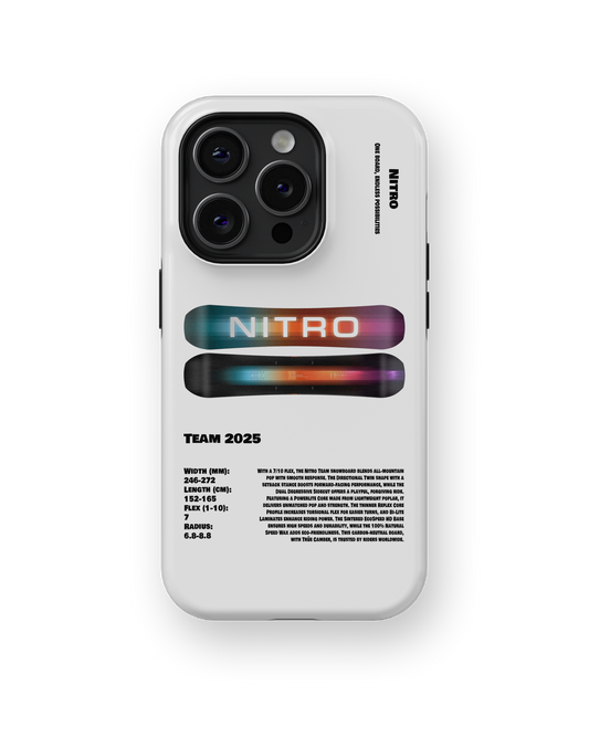 Nitro Team 2025 Snowboard Phone Case