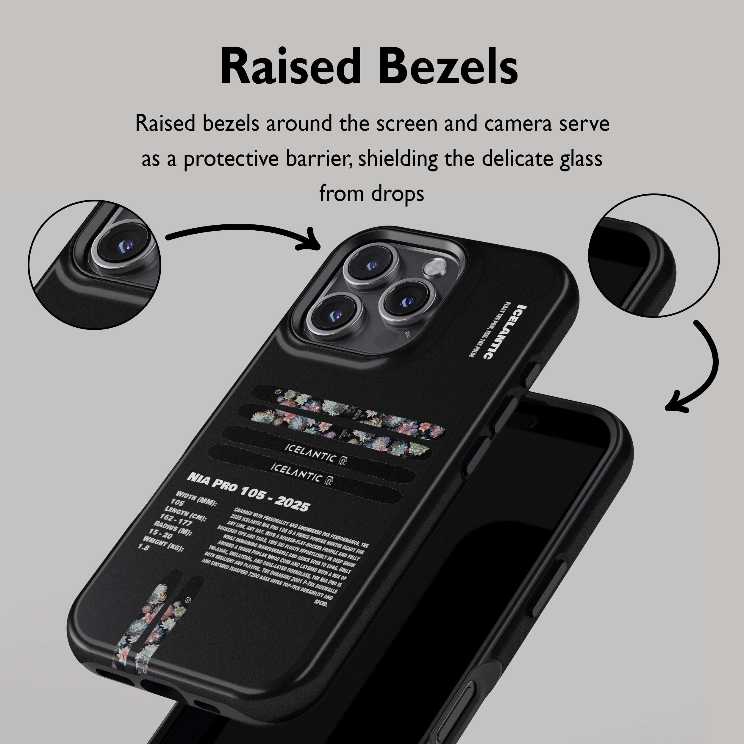 Icelantic Nia Pro 105 2025 Ski Phone Case