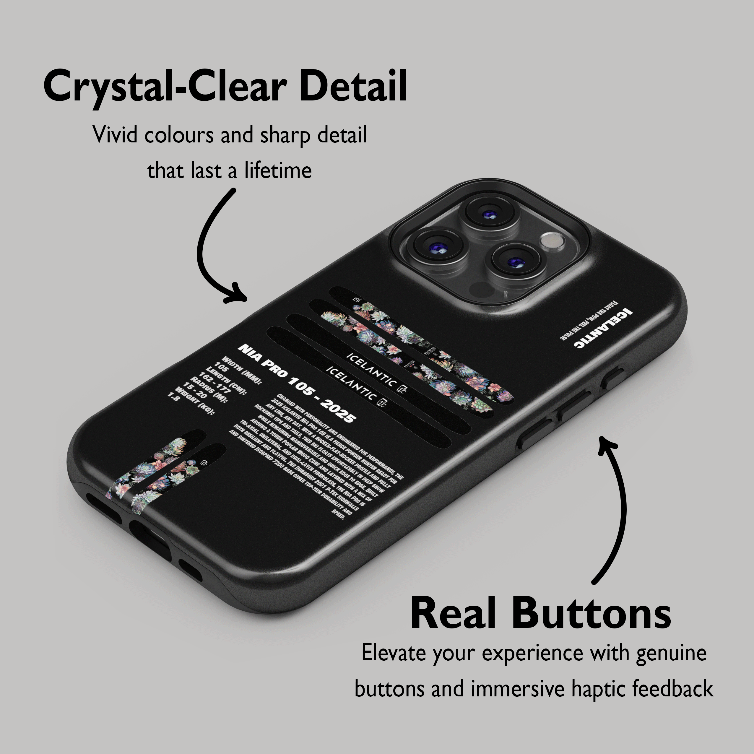 Icelantic Nia Pro 105 2025 Ski Phone Case