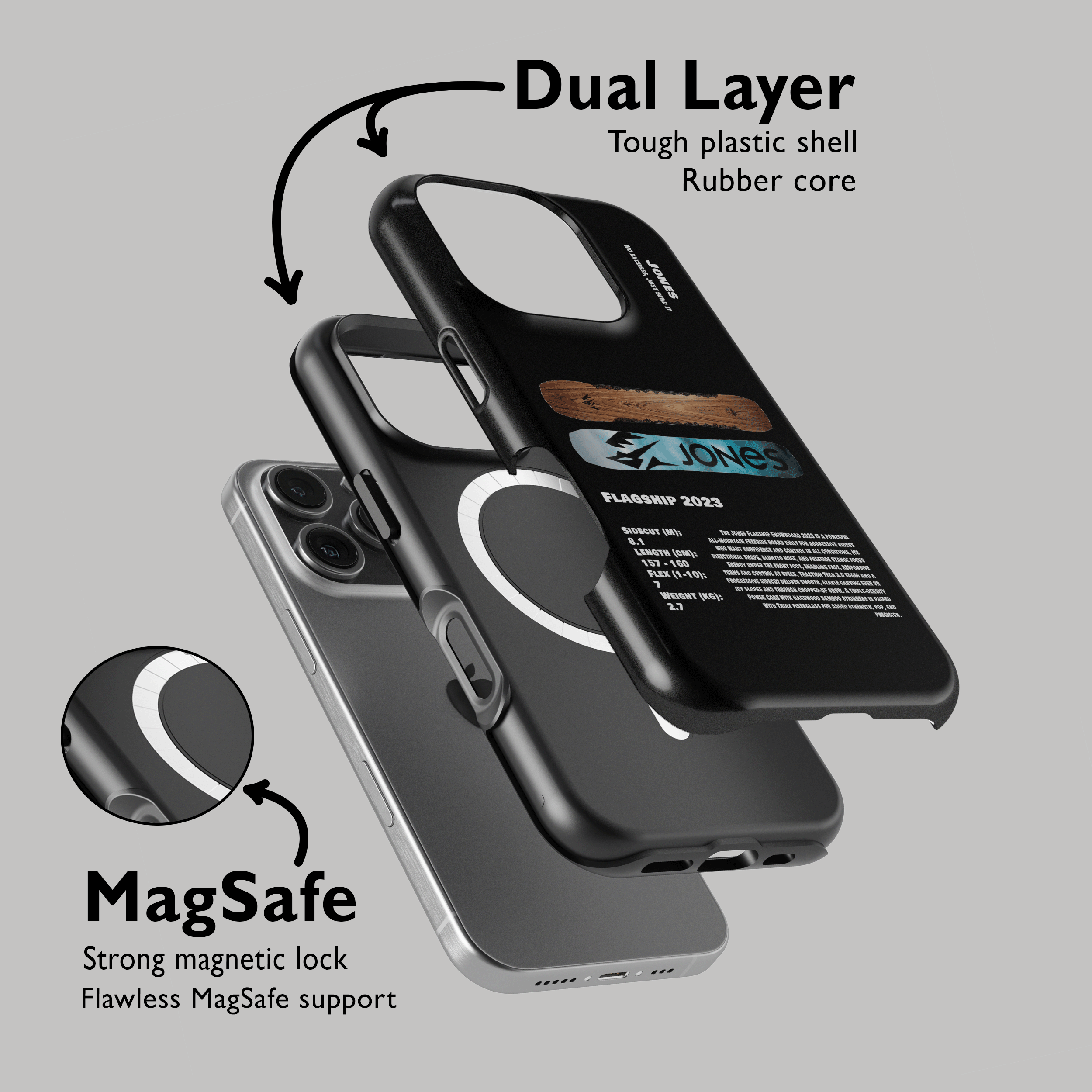 Jones Flagship 2023 Snowboard Phone Case
