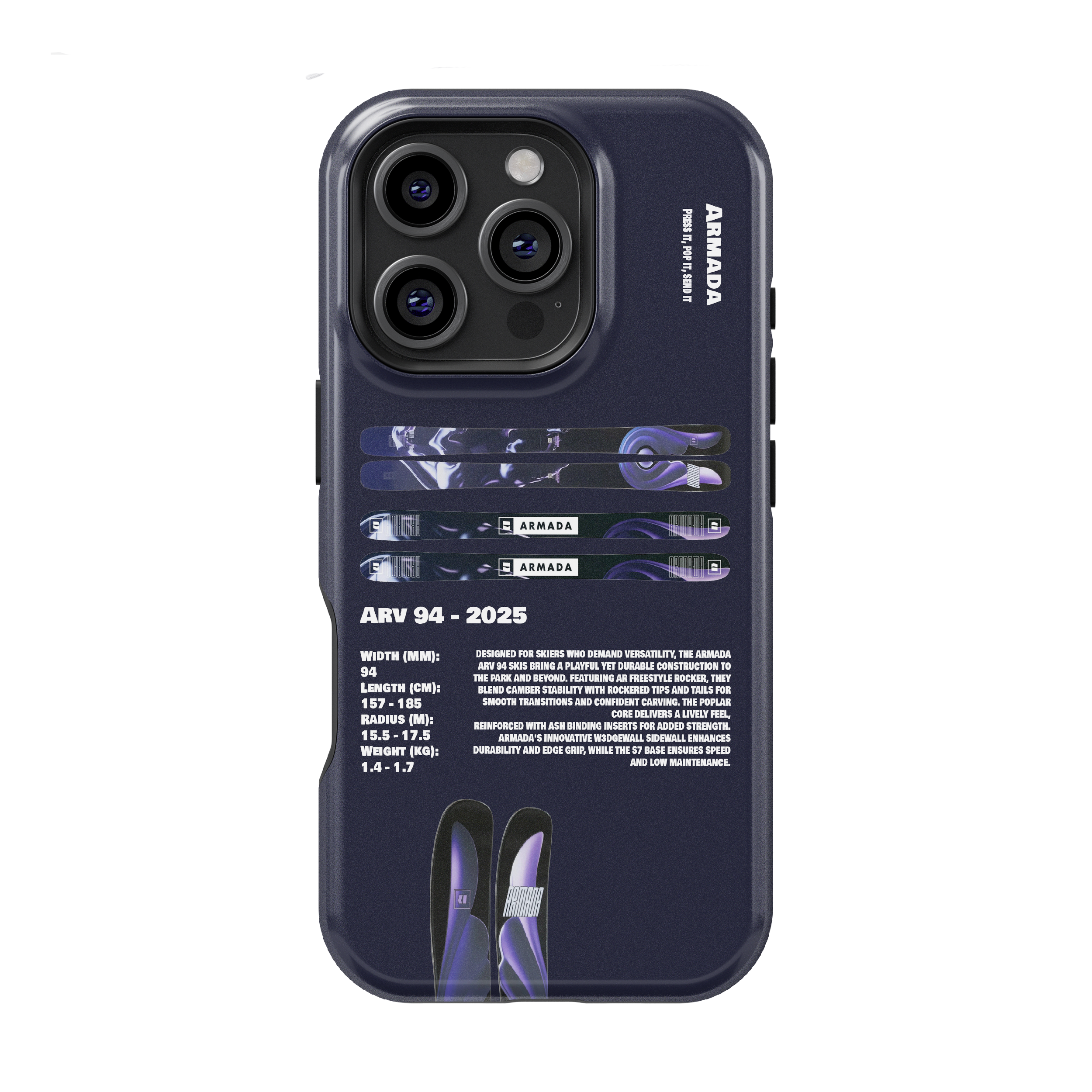 Armada ARV 94 2025 Ski Phone Case – Skiingcreed