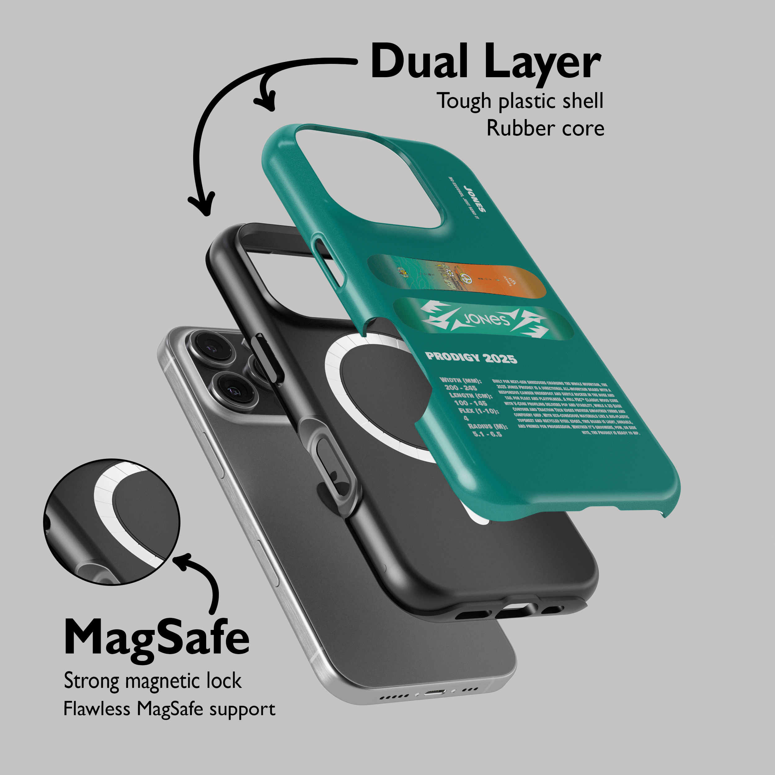 Eco Snowboard Phone Cover