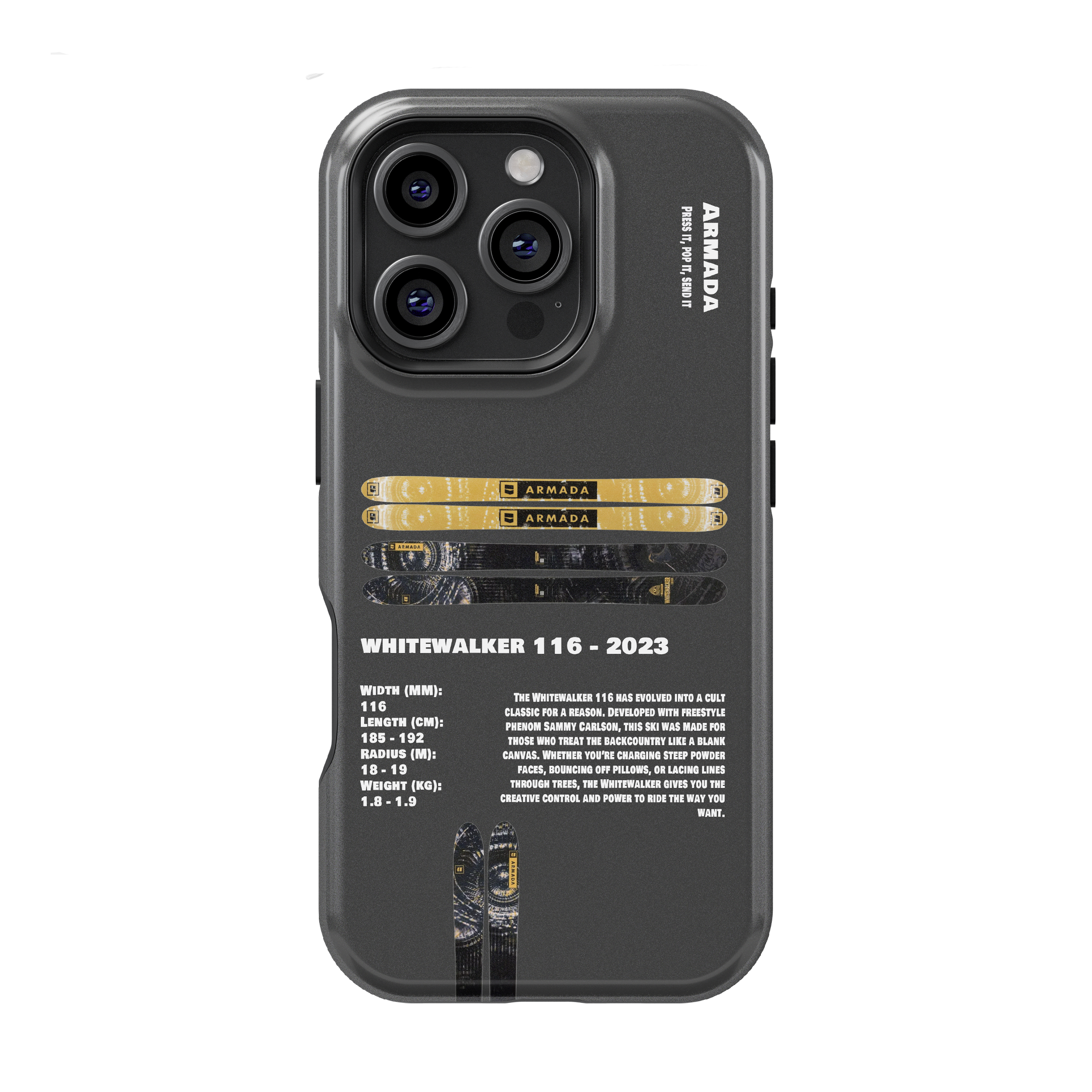 Armada Whitewalker 116 2023 Ski Phone Case