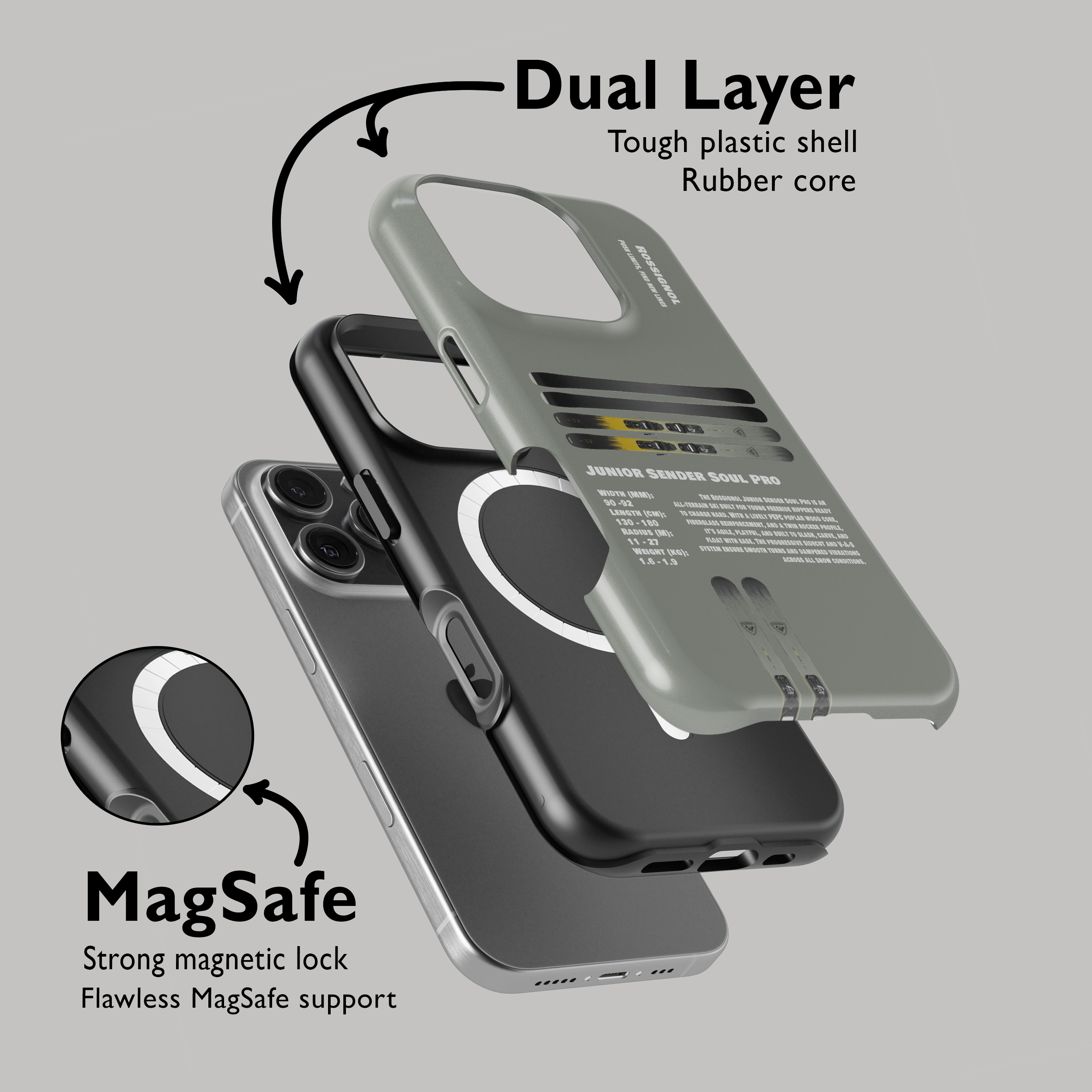 Rossignol Junior Sender Soul Pro Ski Phone Case