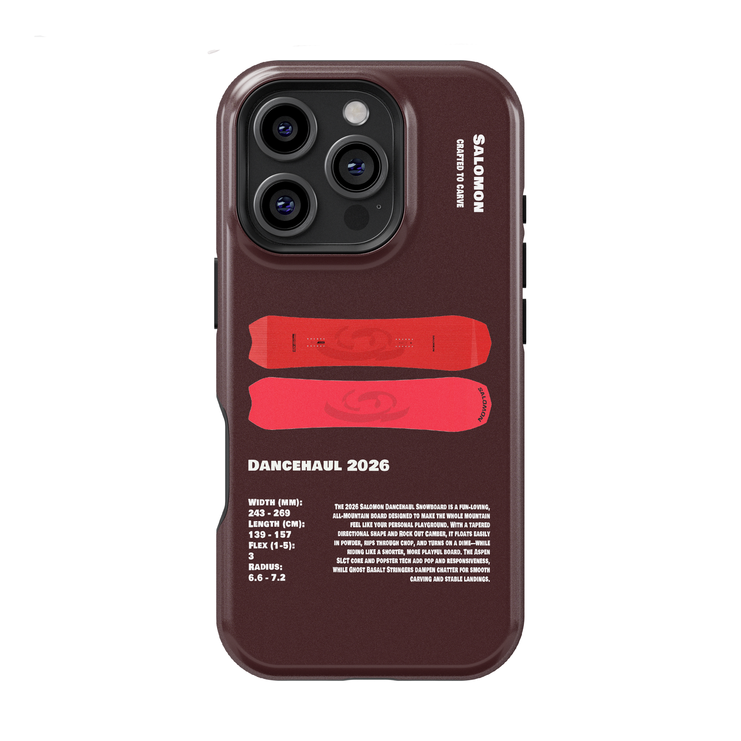 Salomon Dancehaul 2026 Snowboard Phone Case