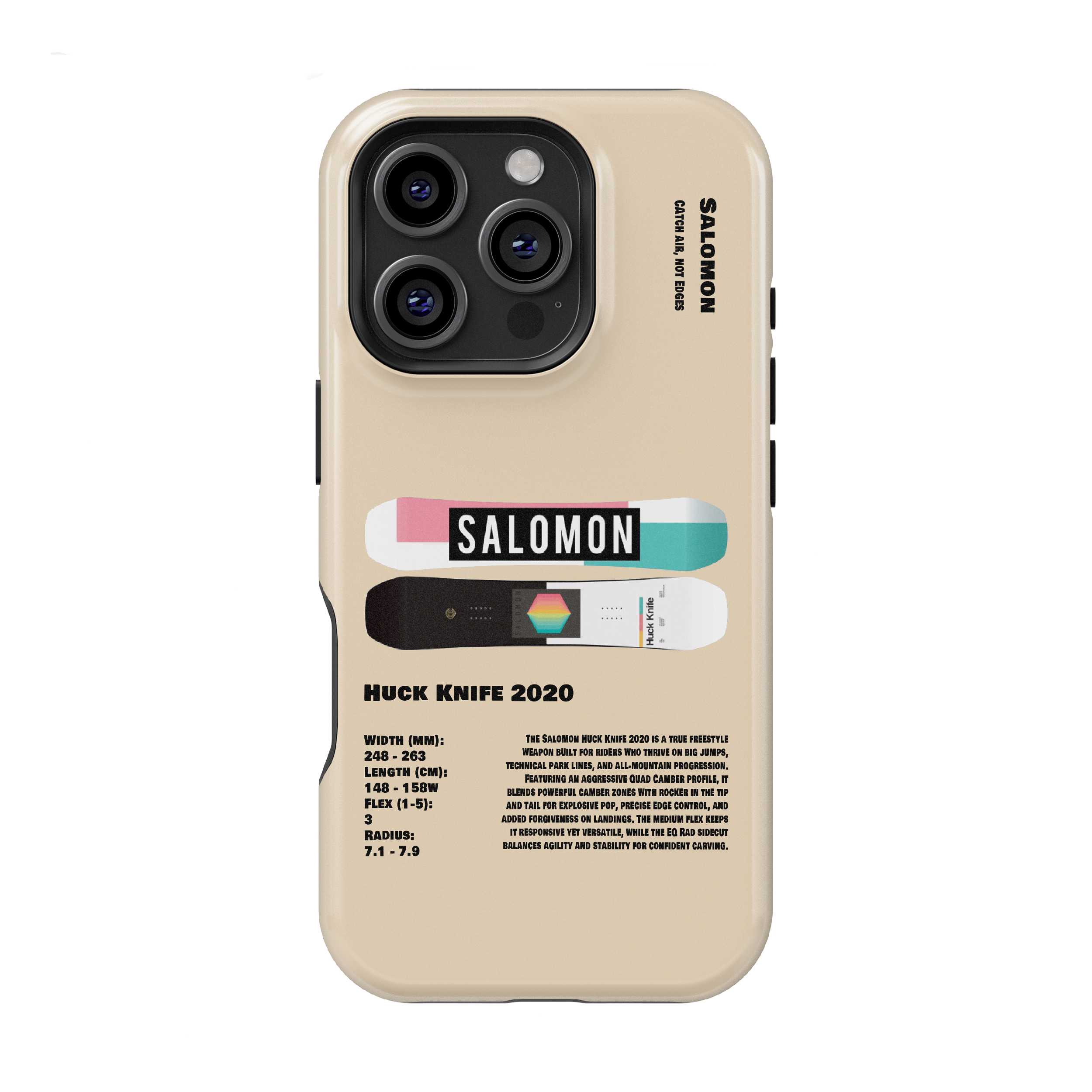 Salomon Huck Knife 2020 Snowboard Phone Case