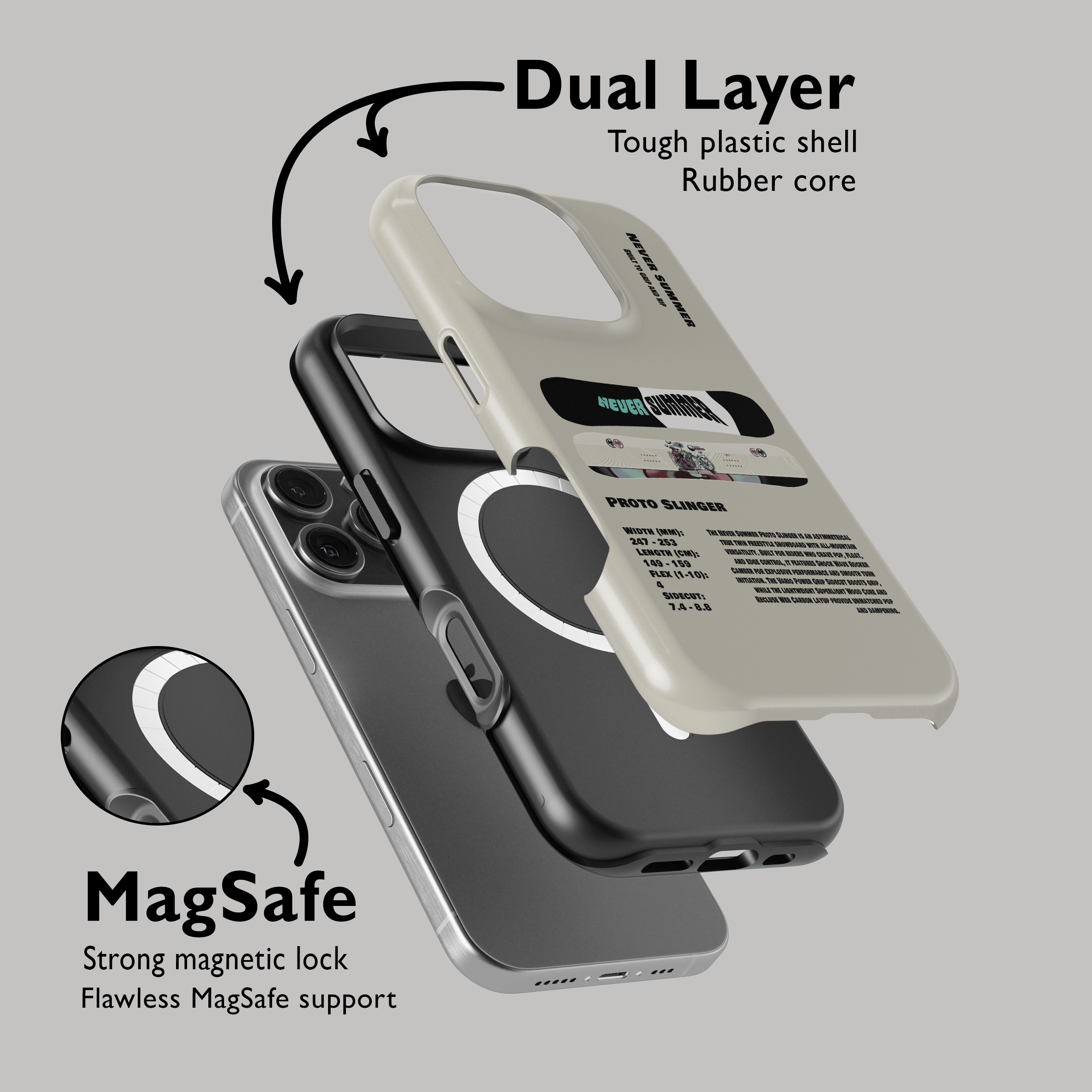 Étui de téléphone Capita Mega Death Snowboard