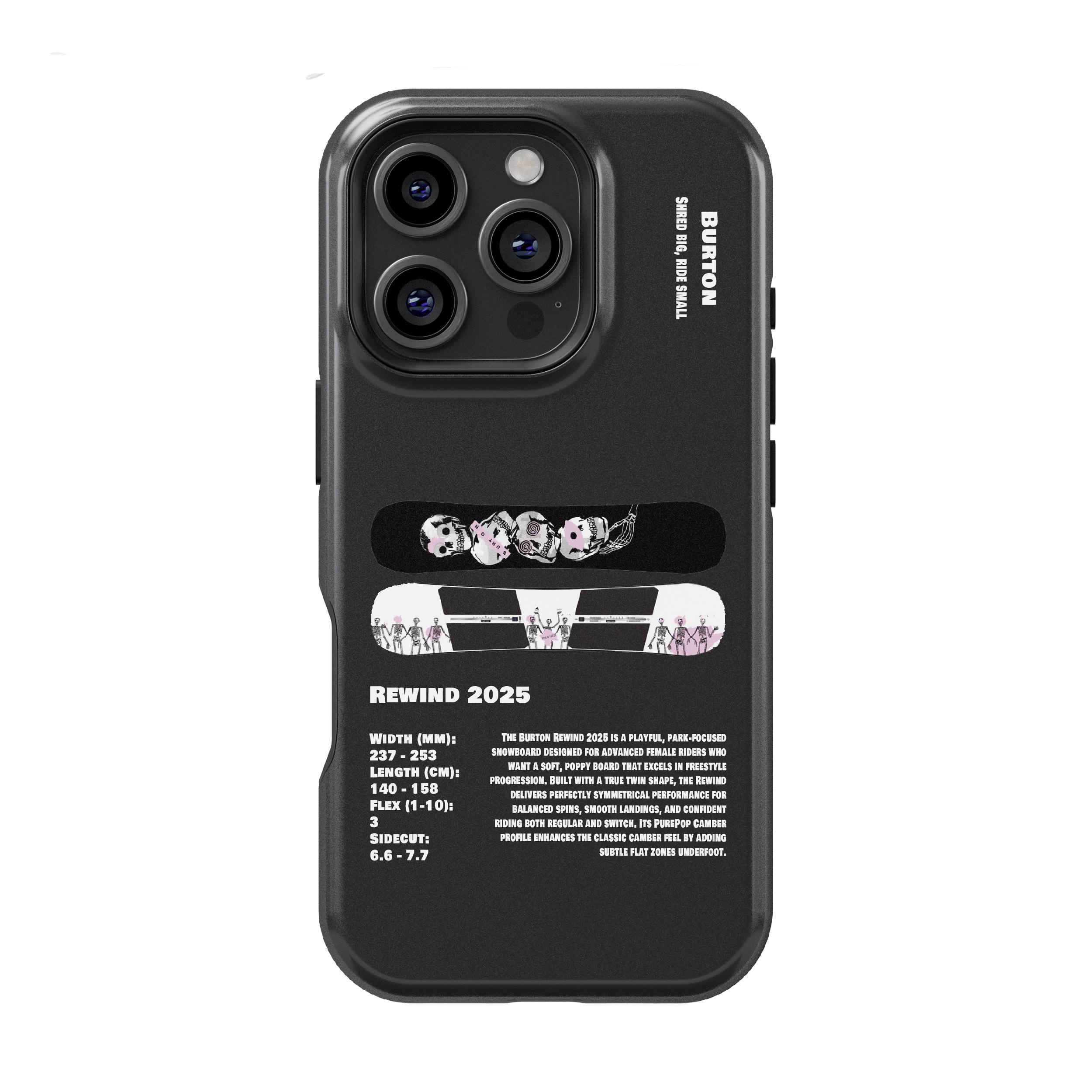 Burton Rewind 2025 Snowboard Phone Case