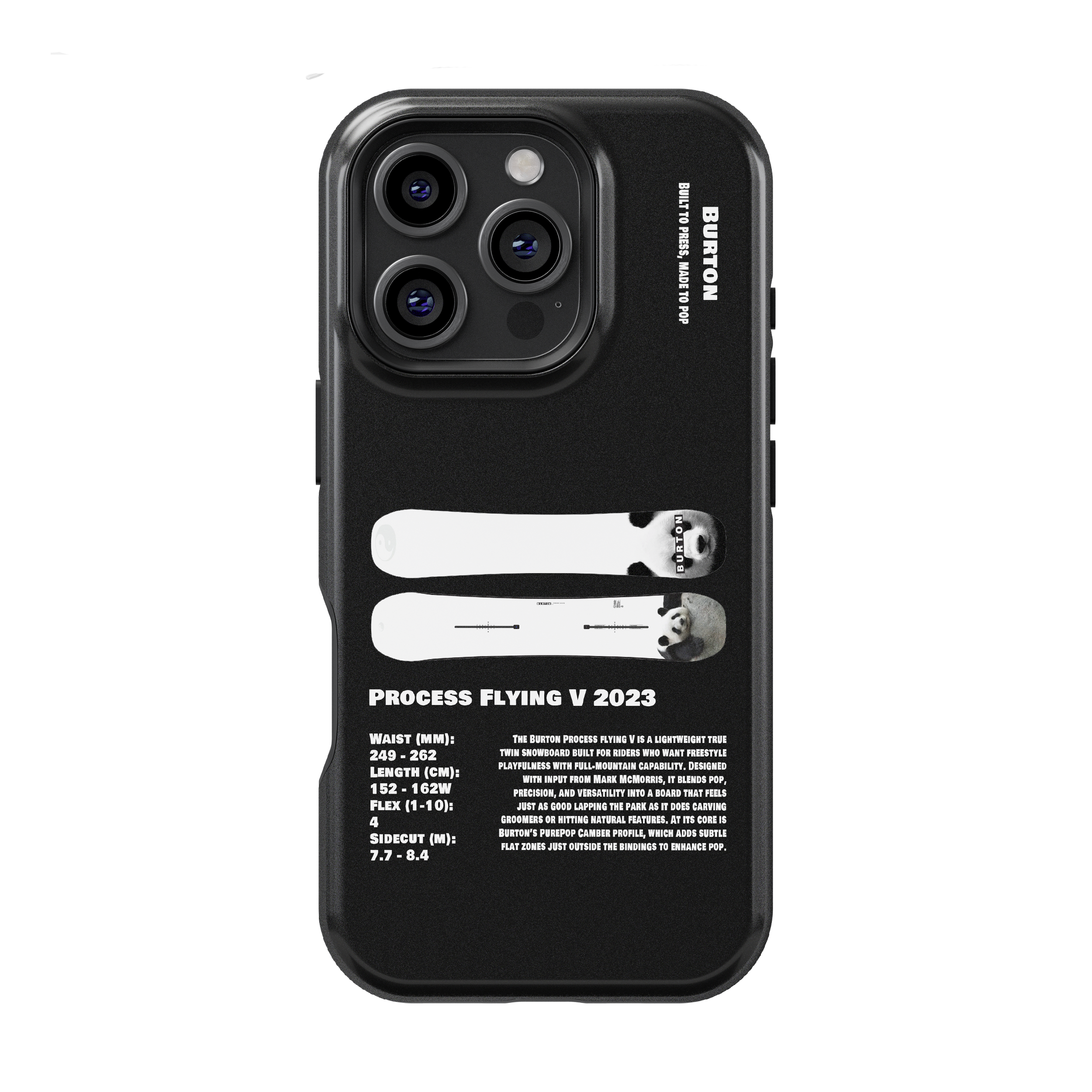 Burton Process Camber 2023 Snowboard Phone Case