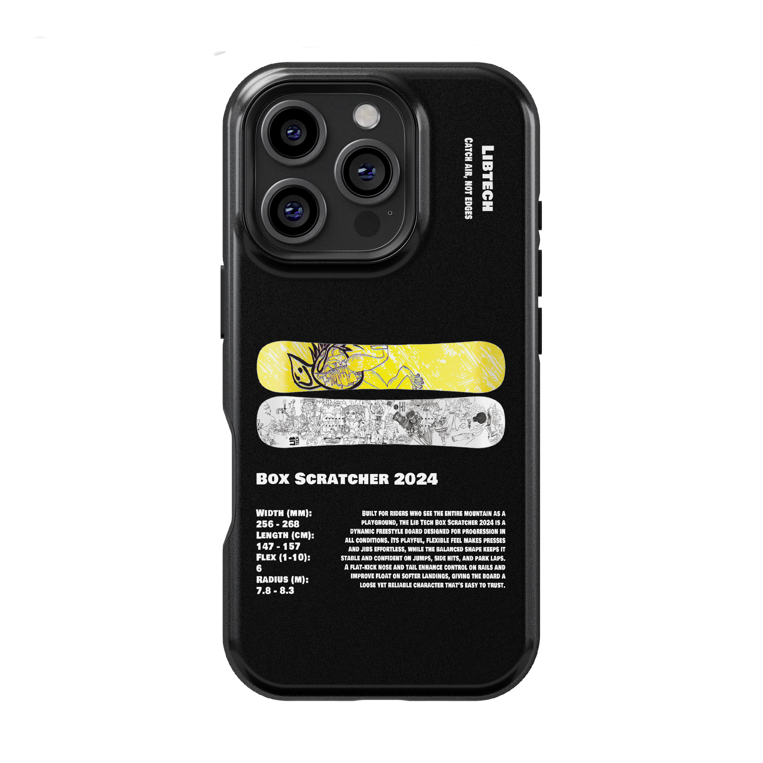Lib Tech Box Scratcher 2024 Snowboard Phone Case