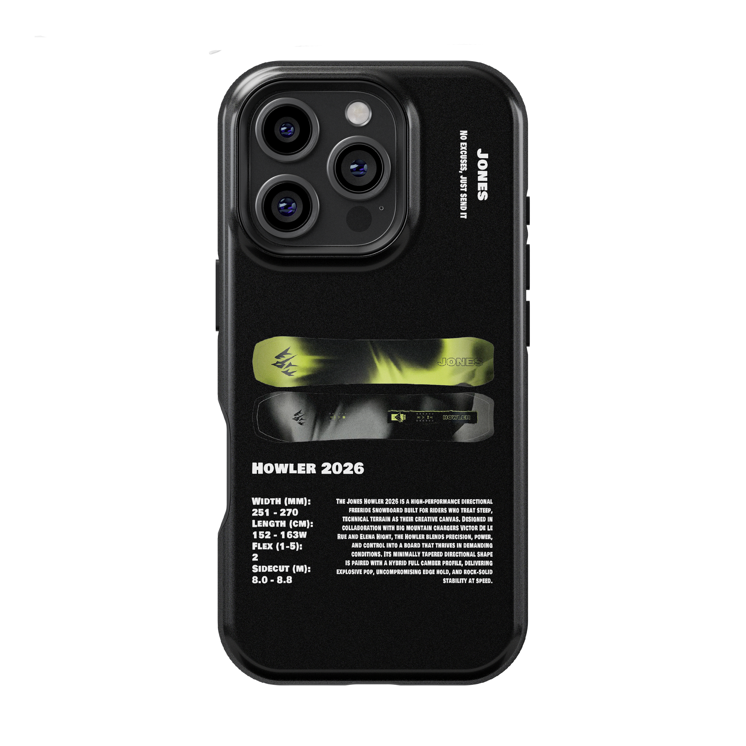 Jones Howler 2026 Snowboard Phone Case