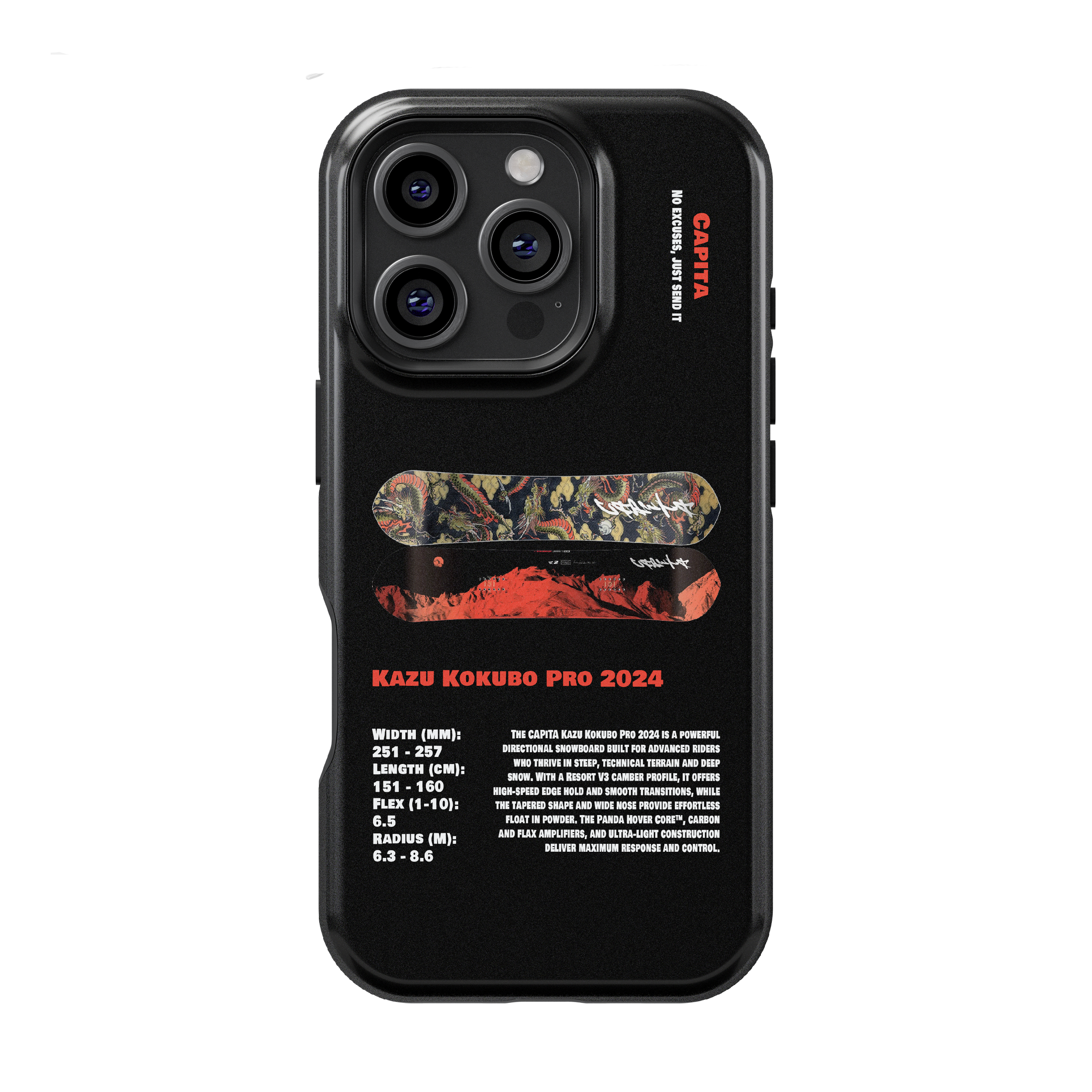 Capita Mega Death Snowboard Handyhülle