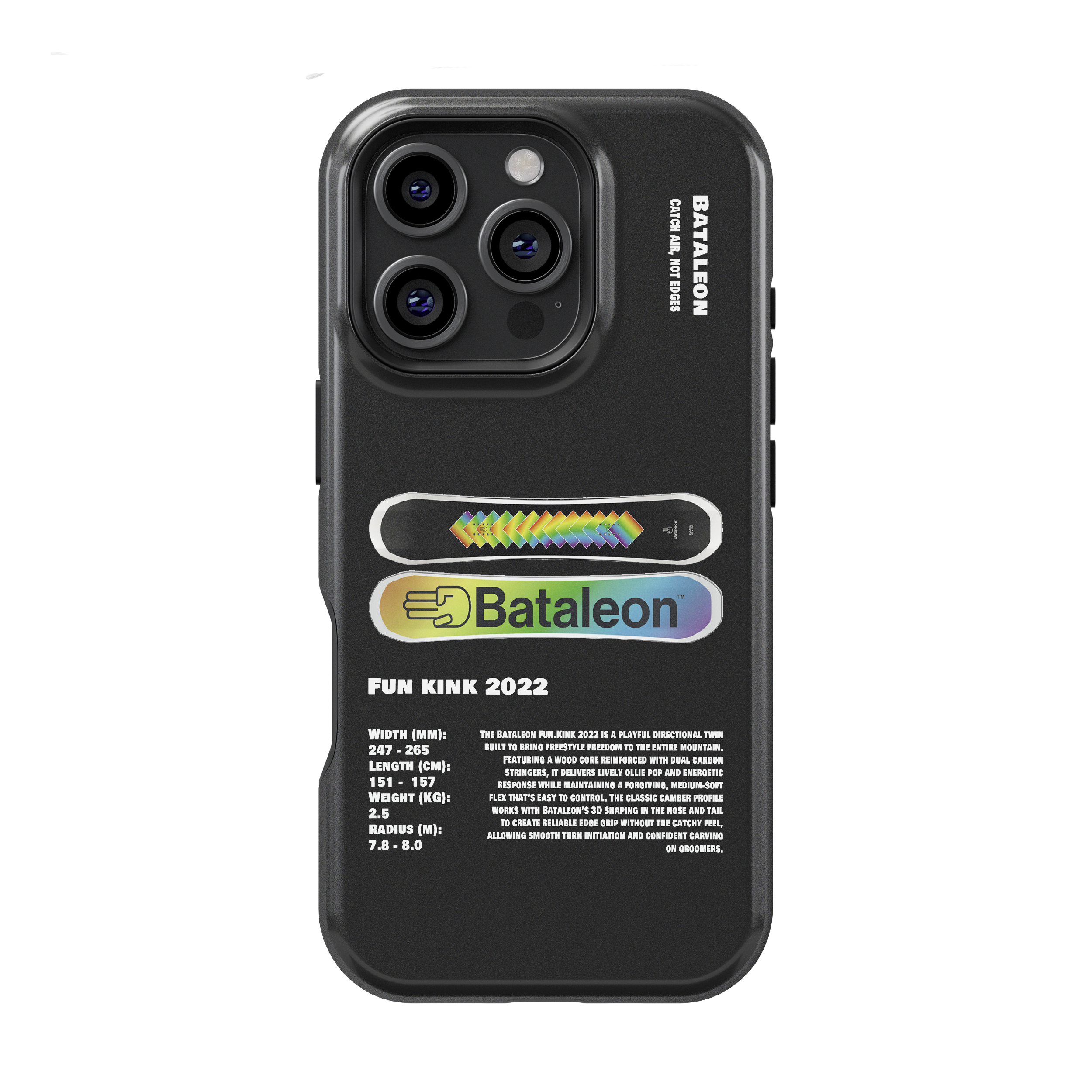 Bataleon Fun Kink 2022 Snowboard Phone Case