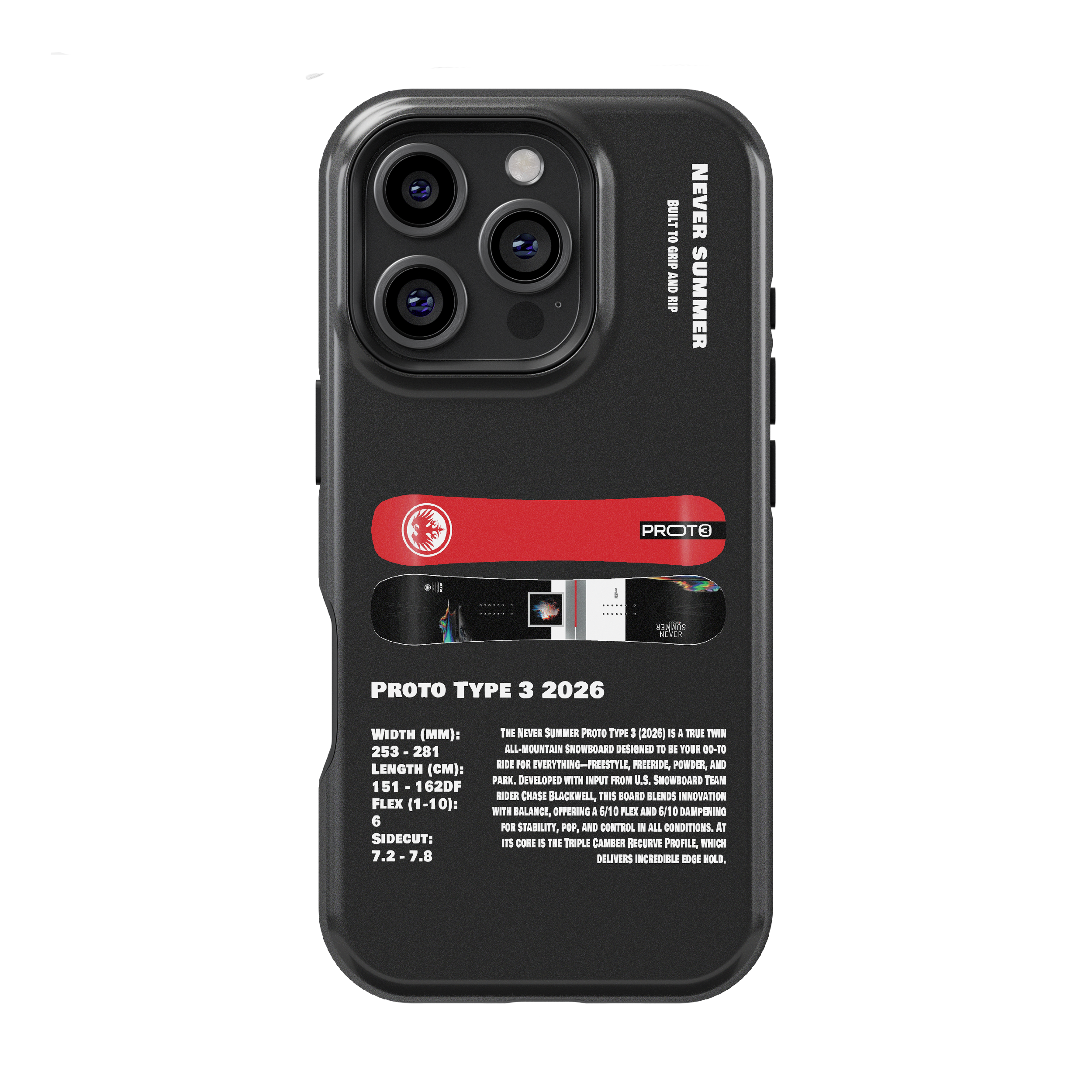 Étui de téléphone Capita Mega Death Snowboard